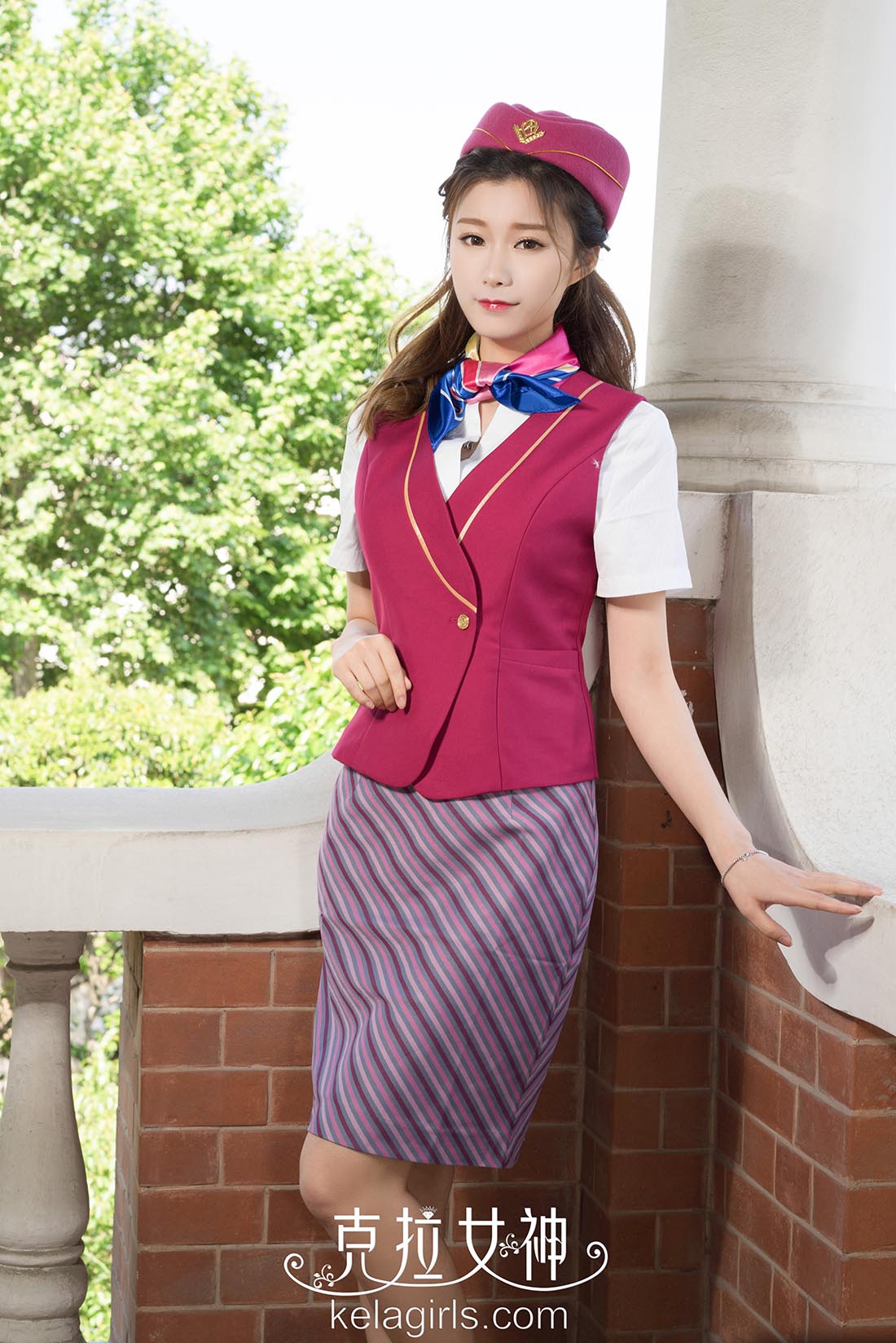 [KelaGirls克拉女神]2017-07-17 菲菲 见习空乘 预览图 - 2