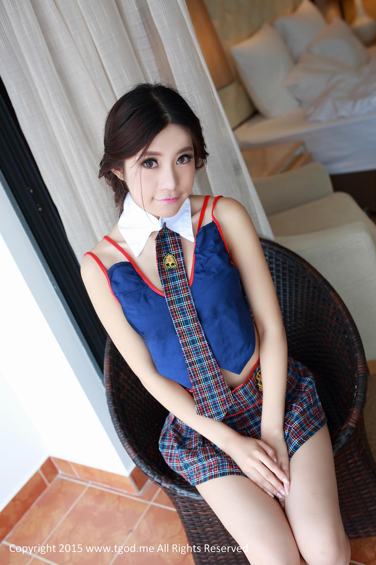 [TGOD推女神]2015.01.23 绮里嘉Ula 校花的英伦女王范