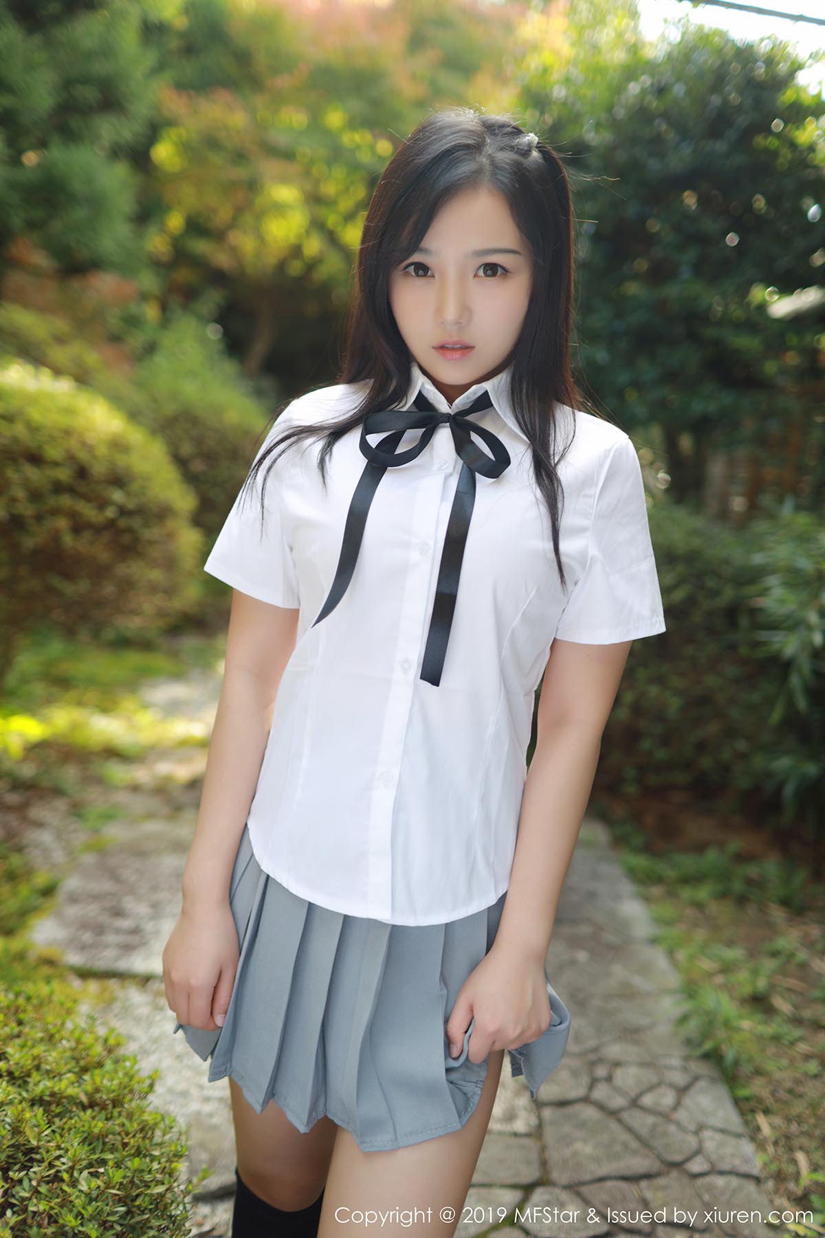 [MFStar模范学院]MF20190524VOL0193 2019.05.24 VOL.193 JK制服小清新 徐微微mia 预览图 - 5