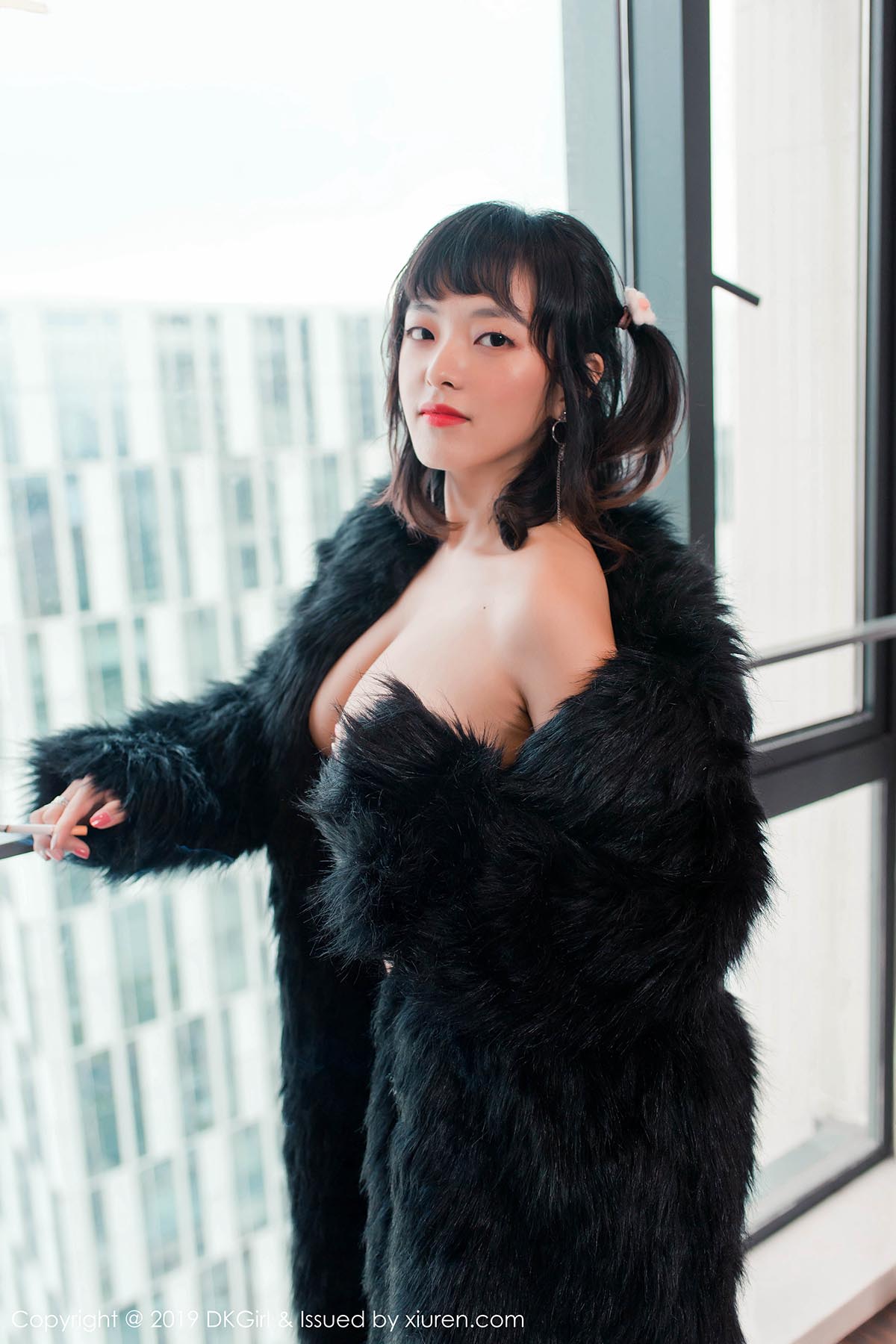 [DKGirl御女郎]DK20190906VOL0118 2019.09.06 VOL.118 新人模特黑色网袜 张花花 预览图 - 5