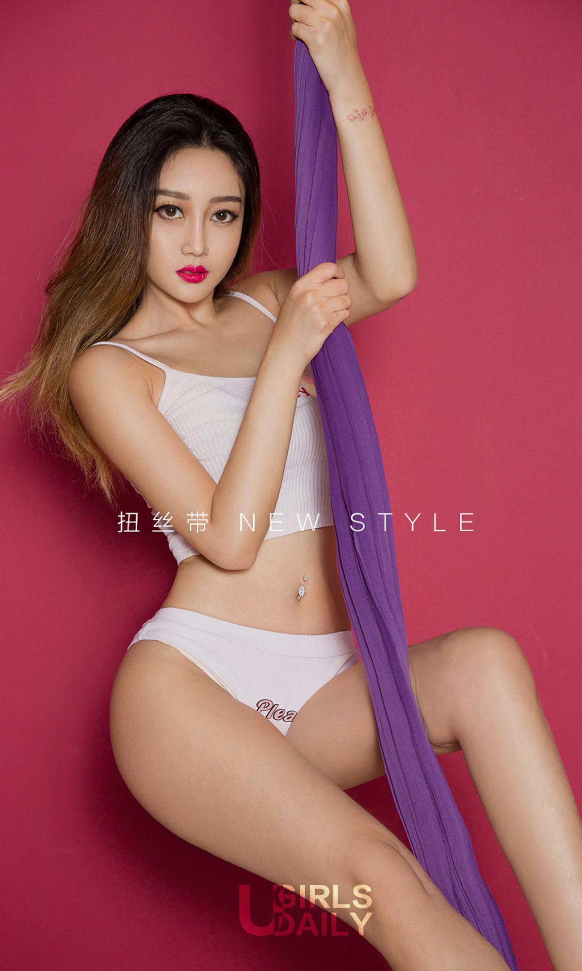 [爱尤物]2018 NO.1240 VIVI一性感扭丝带 预览图 - 2