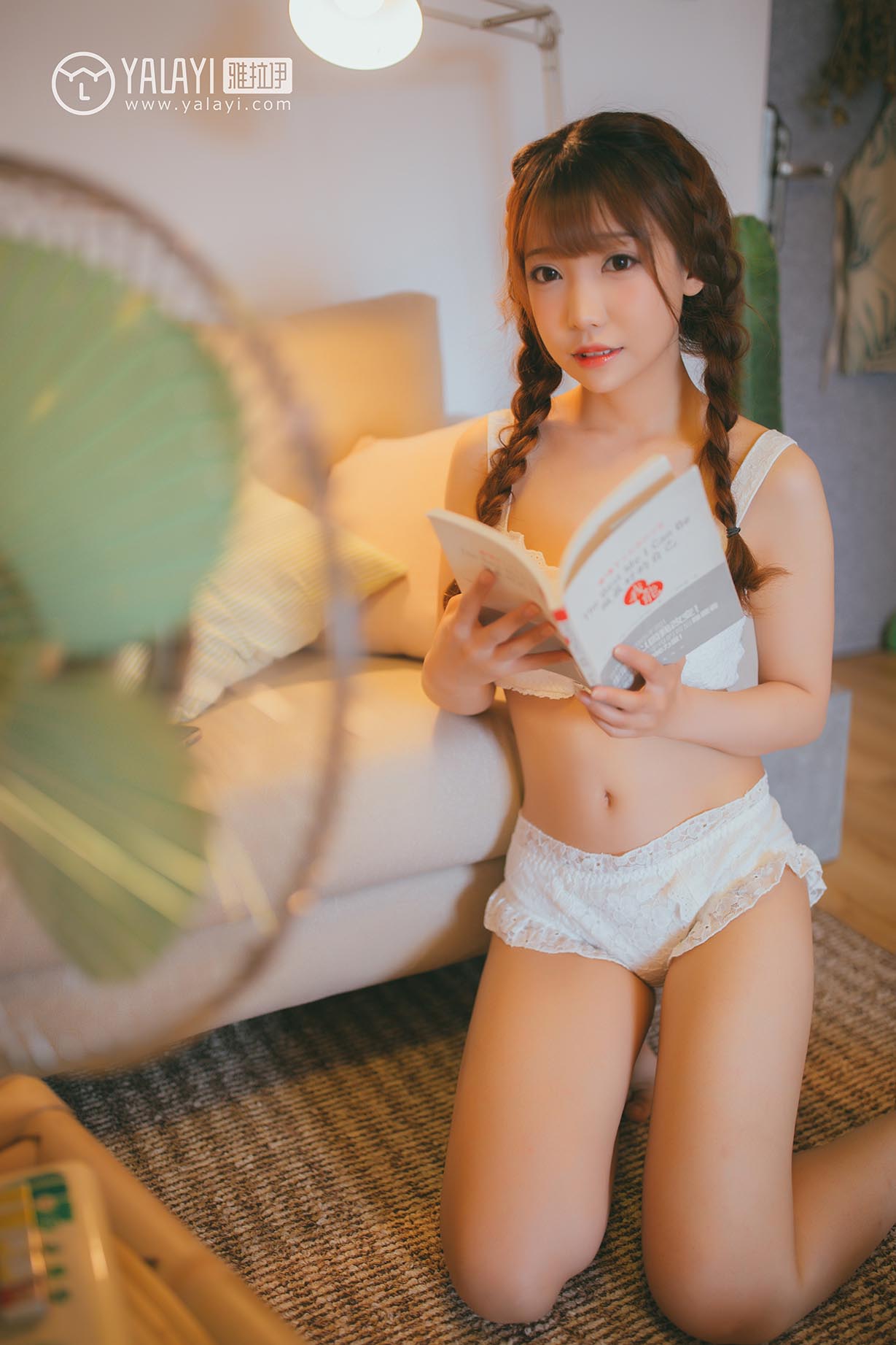 [YALAYI雅拉伊]2019.03.20 NO.061 白色桔梗花 水花儿 预览图 - 2