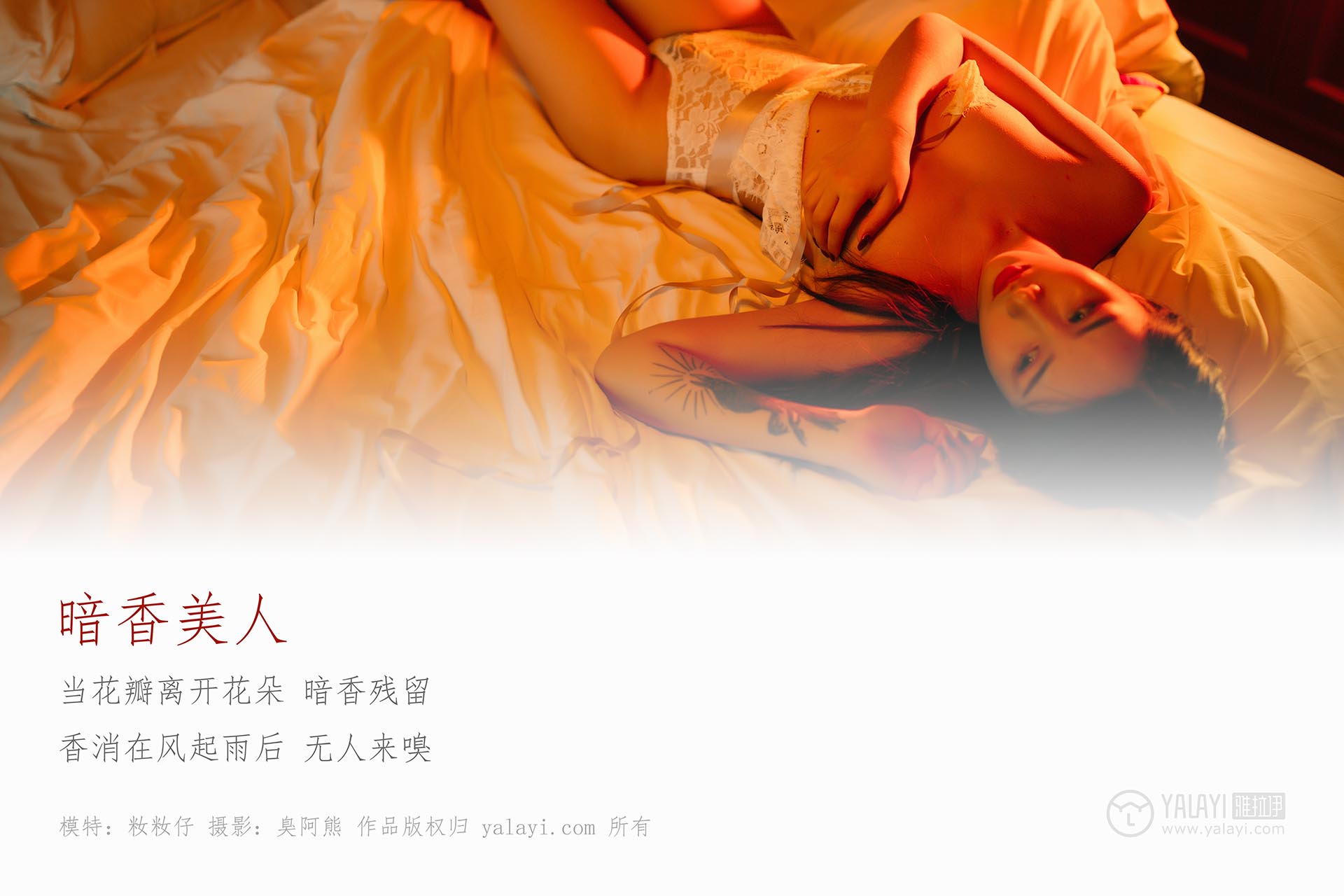 [YALAYI雅拉伊]2019.01.17 NO.169 暗香美人 籹籹仔