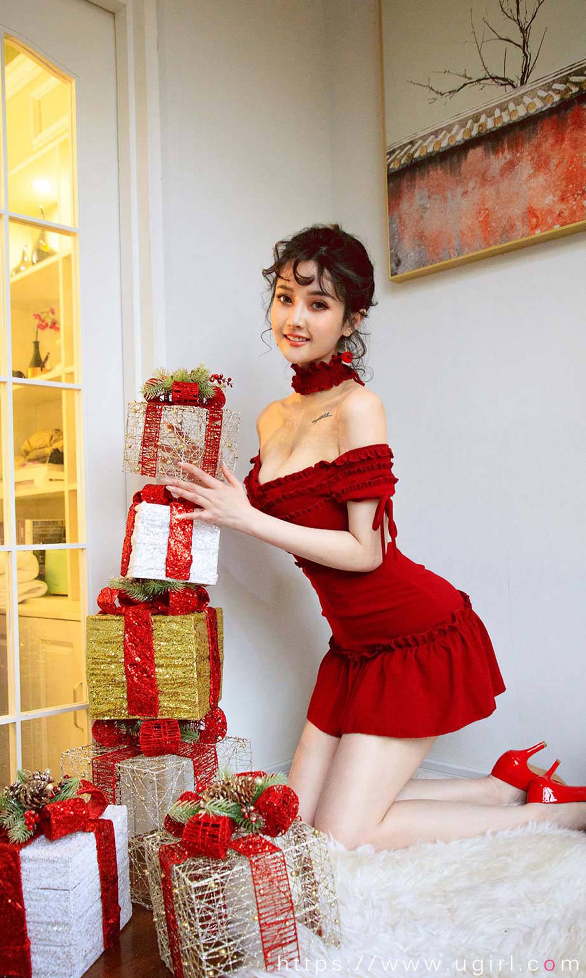 [爱尤物]2019 NO.1672 露儿—圣诞限定 预览图 - 2