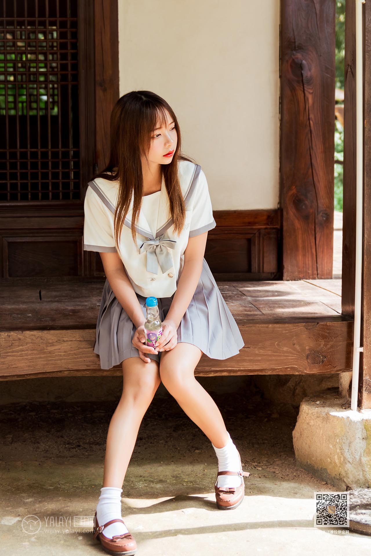 [YALAYI雅拉伊]2019.11.25 NO.471 越秀百褶裙少女 阿禾 预览图 - 2