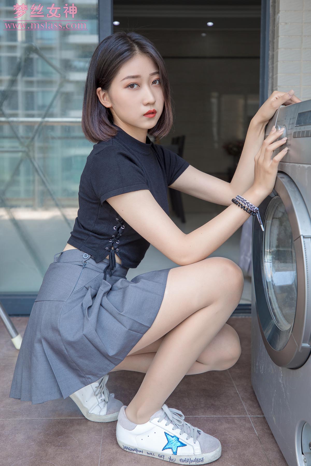 [MSLASS梦丝女神]2019.06.03 NO.026 来自新疆的月亮花 阿依古丽 预览图 - 2