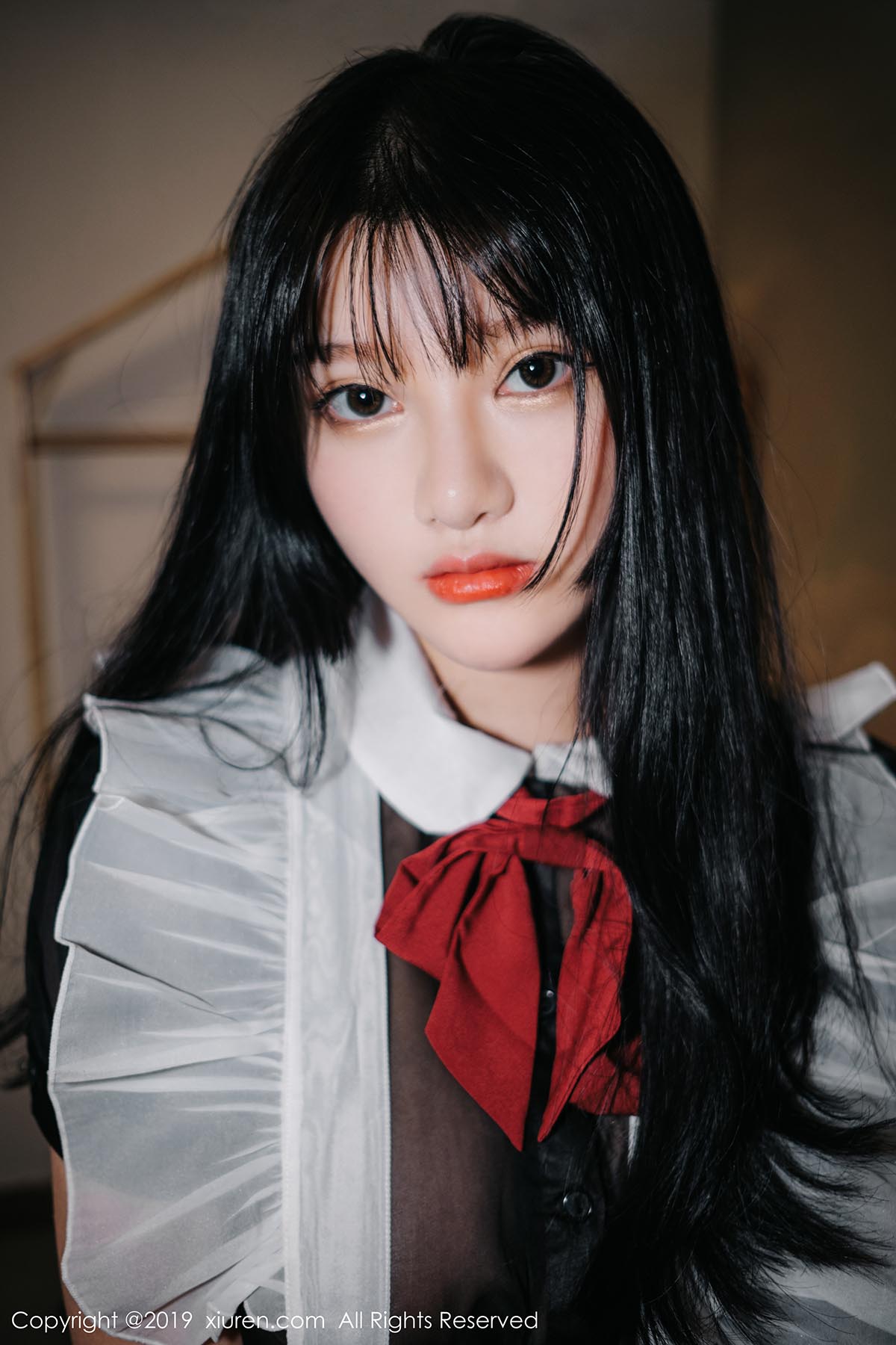 [Xiuren秀人网]XR20191204N01824 2019.12.04 NO.1824 演绎女仆与魅惑内衣 小尤奈 预览图 - 3