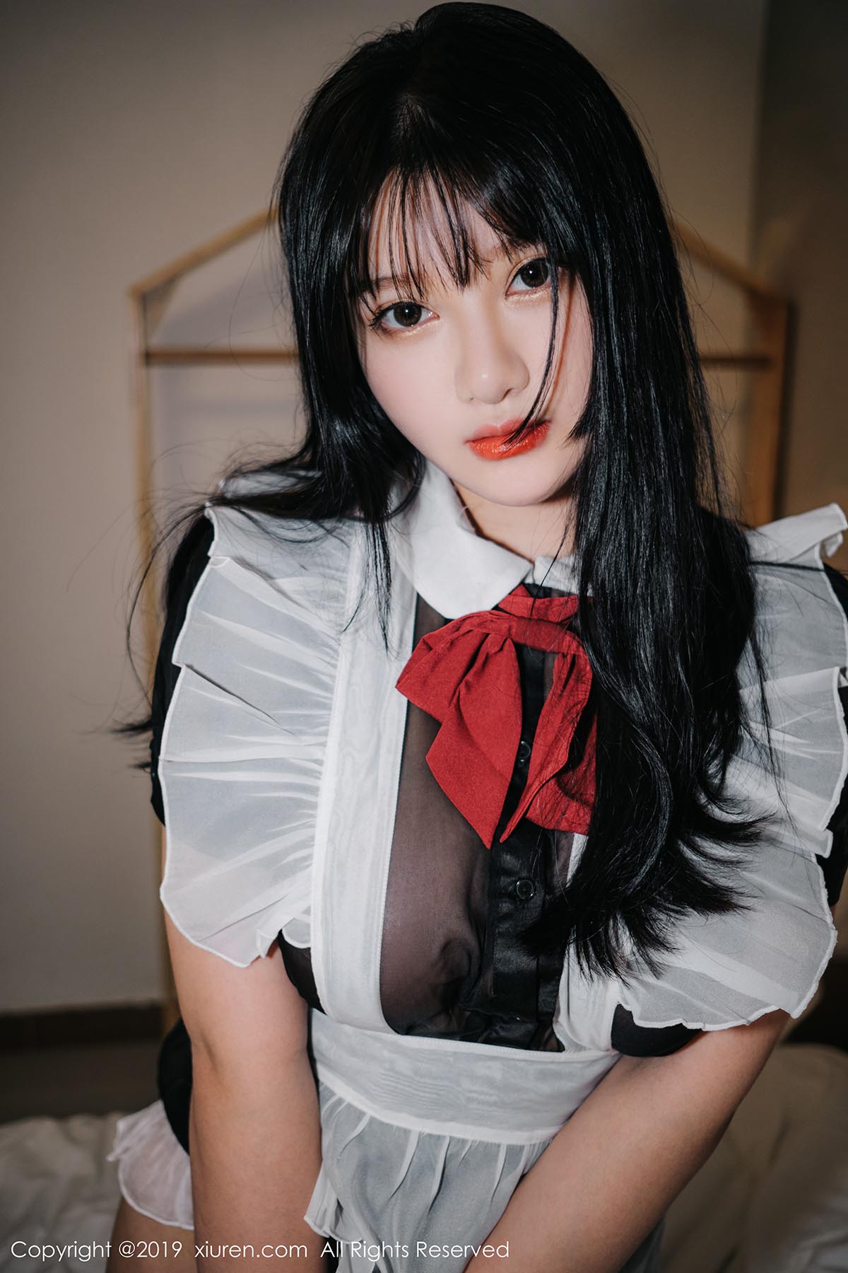 [Xiuren秀人网]XR20191204N01824 2019.12.04 NO.1824 演绎女仆与魅惑内衣 小尤奈 预览图 - 5