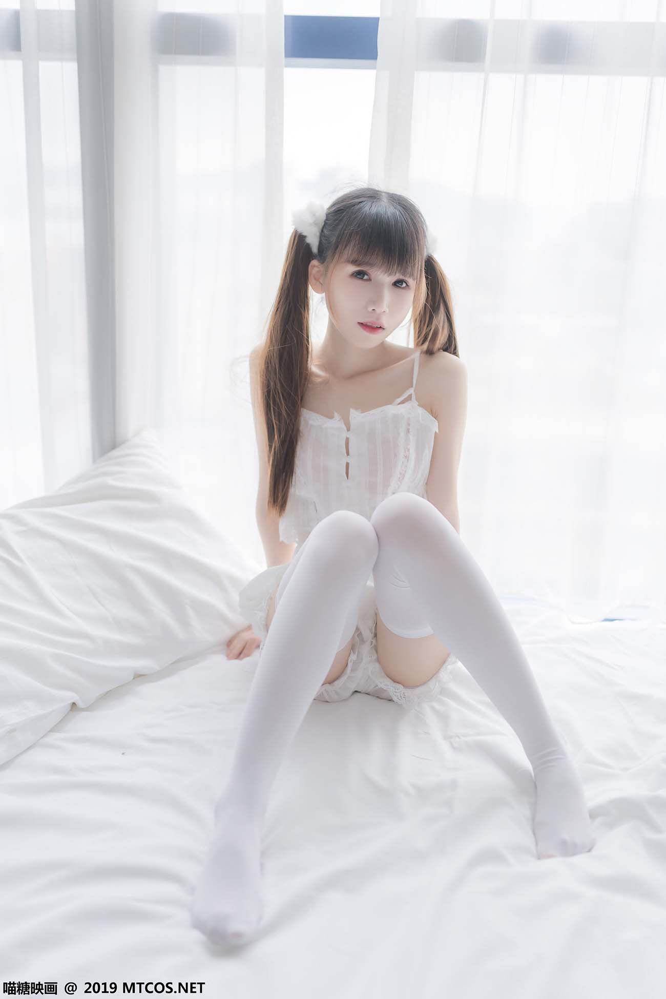 [喵糖映画]VOL.065 渡边爻爻爻子 白丝双马尾