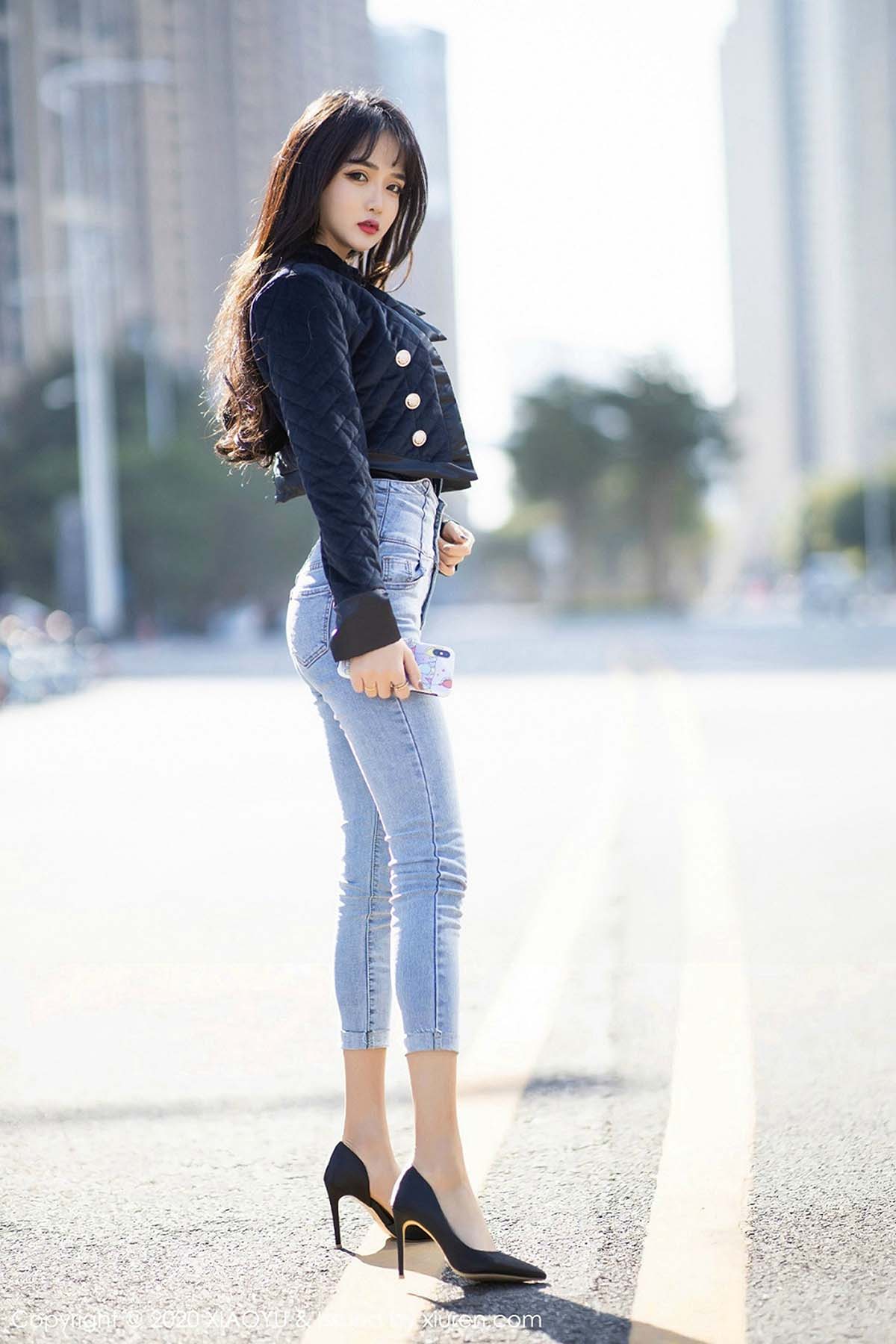 [XIAOYU语画界]YU20200114VOL0235 2020.01.14 VOL.235 性感牛仔裤与内衣主题魅惑 Miko酱吖 预览图 - 3