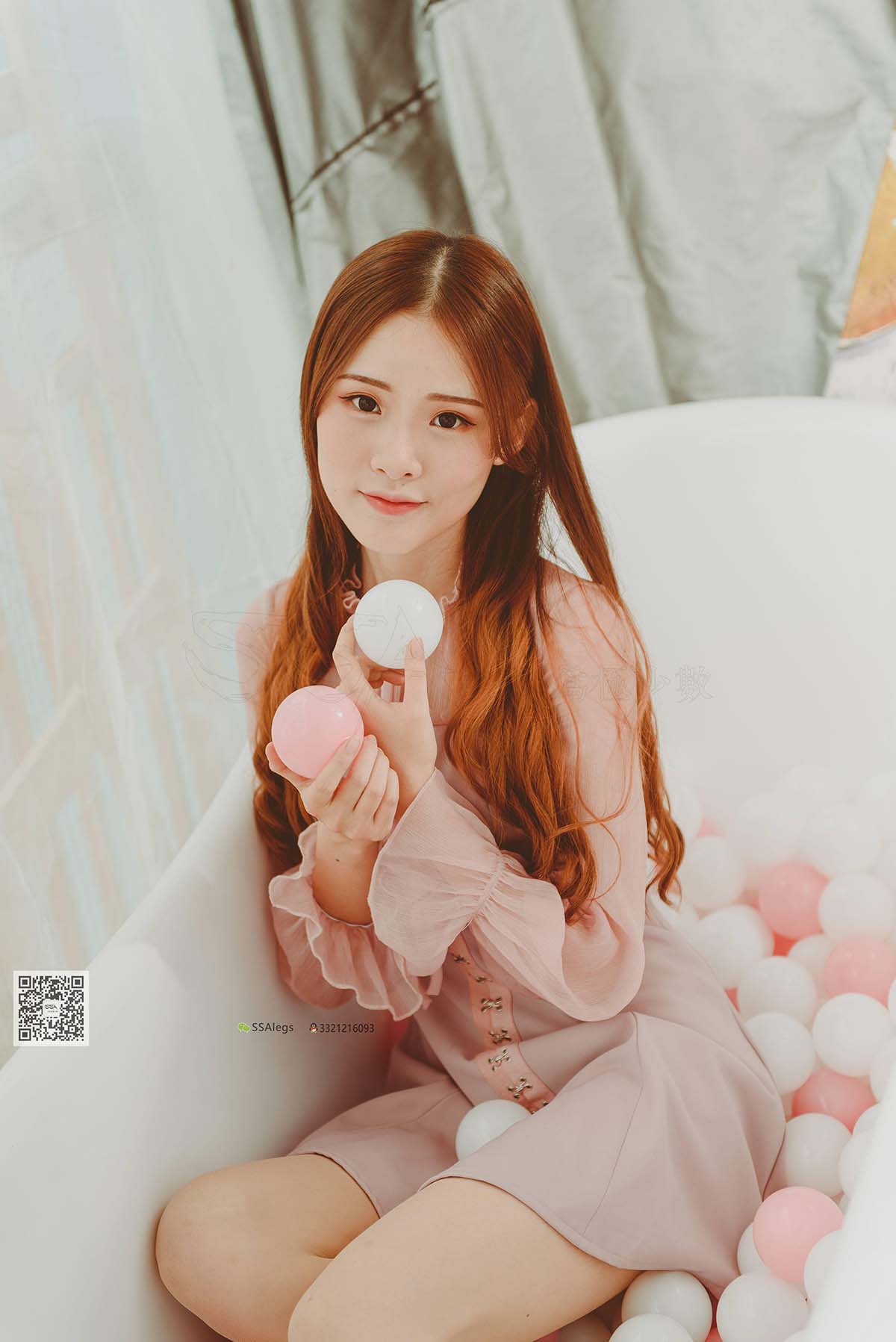 [SSA丝社]NO.002 纯-琪琪丝足浴缸小清新