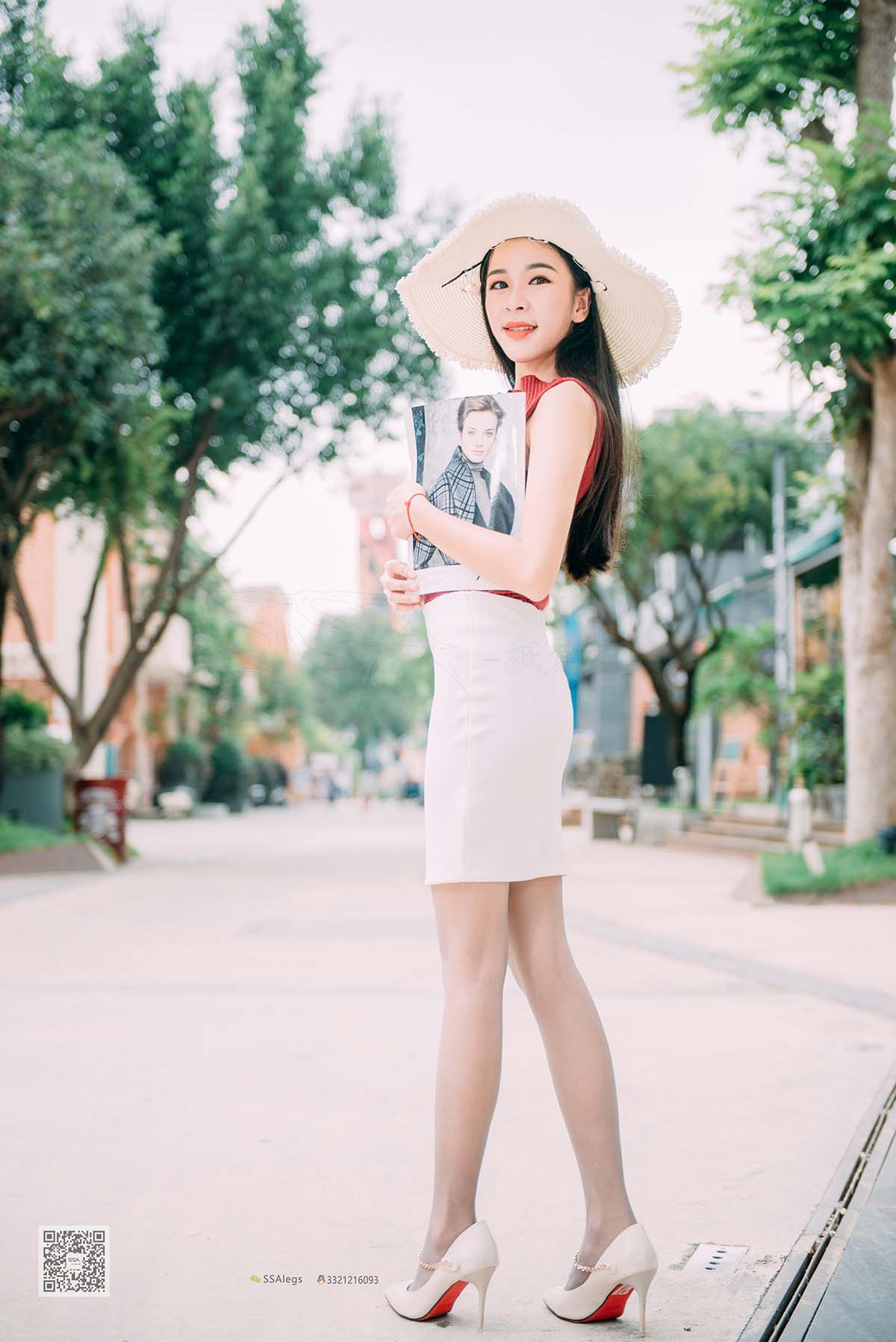 [SSA丝社]NO.007 nono 街拍灰丝特辑