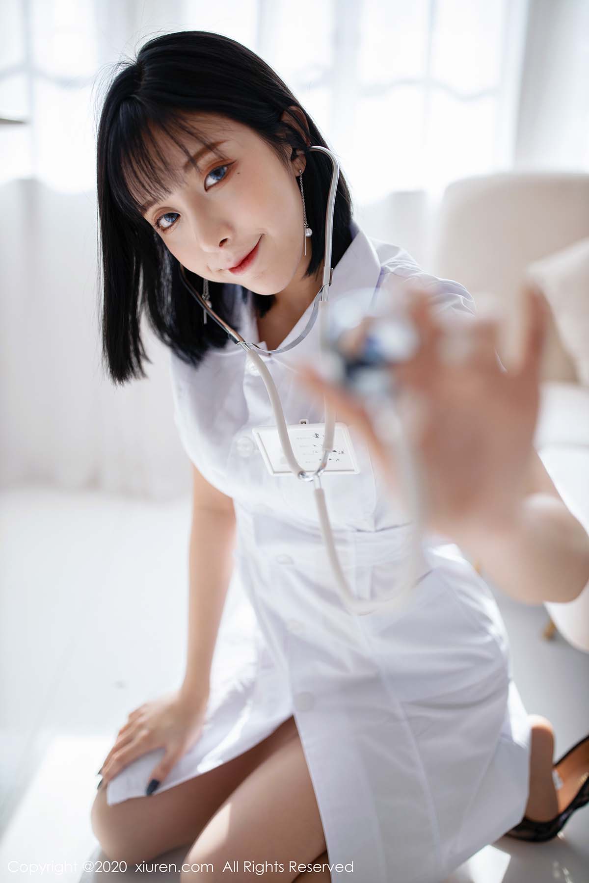 [Xiuren秀人网]XR20200118N01947 2020.01.18 NO.1947 性感无内肉丝高跟 陈小喵 预览图 - 5