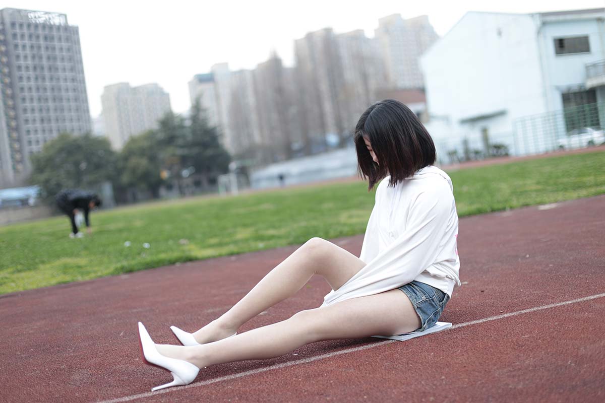 奈丝写真 NO.034 喵璃-穿过运动场的青春气息