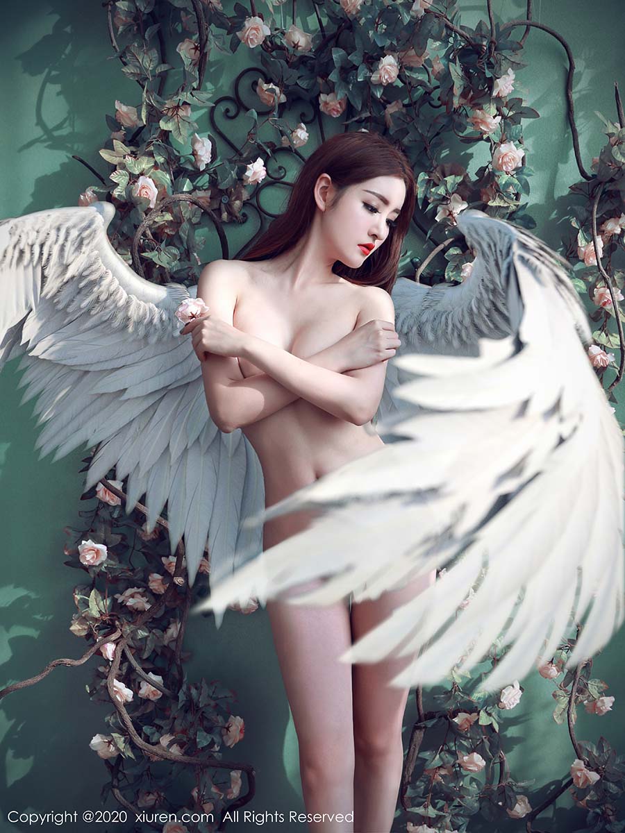 [Xiuren秀人网]XR20200219N01987 2020.02.19 NO.1987 花精灵主题 沈梦瑶 预览图 - 3