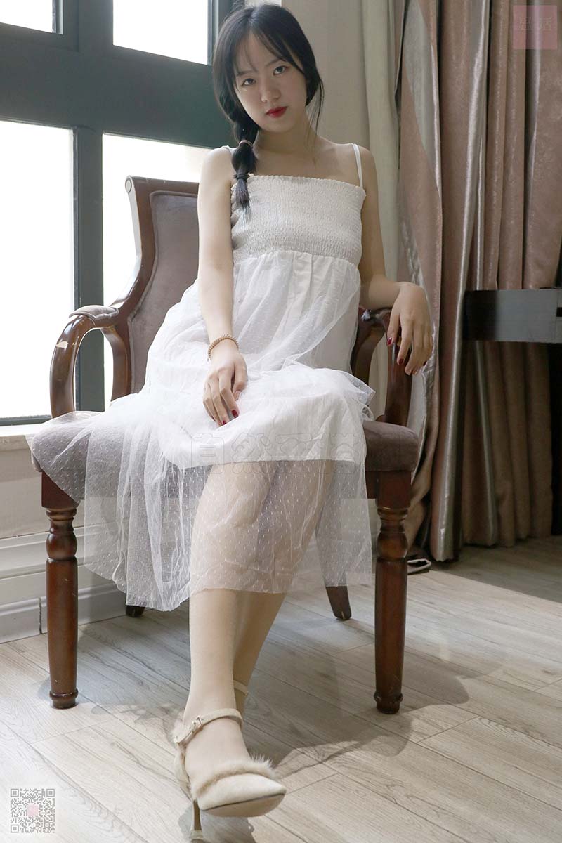 [SiHua丝话]SH033 麻花辫女孩的白我连衣裙 子琦 预览图 - 2