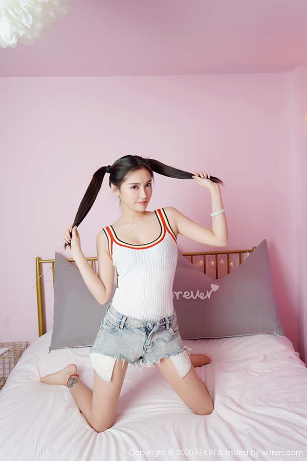[FEILIN嗲囡囡]FL20200309VOL0228 2020.03.09 VOL.228 面容清纯身材苗条多姿的美女 刀妹 预览图 - 3