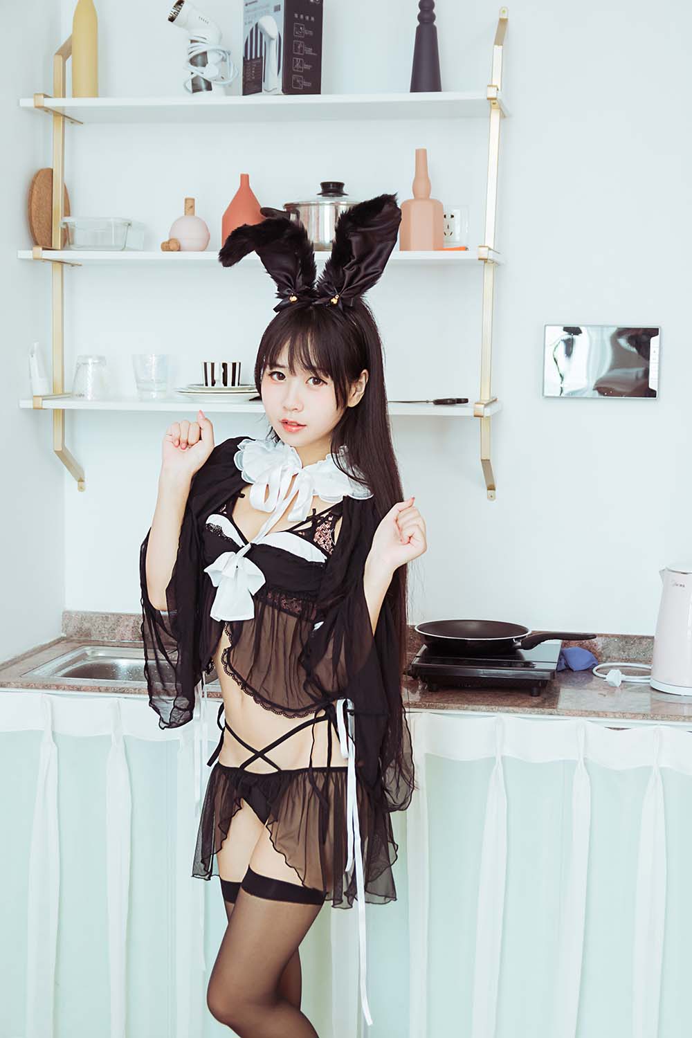 [YALAYI雅拉伊]2020.04.26 NO.616 甜酱吖《今晚穿了女仆装》