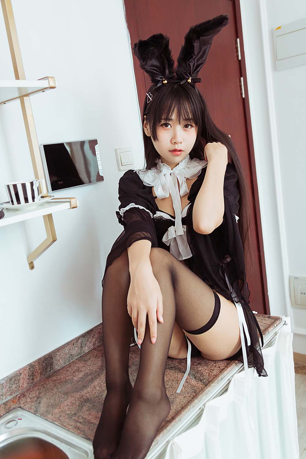[YALAYI雅拉伊]2020.04.26 NO.616 甜酱吖《今晚穿了女仆装》 预览图 - 4