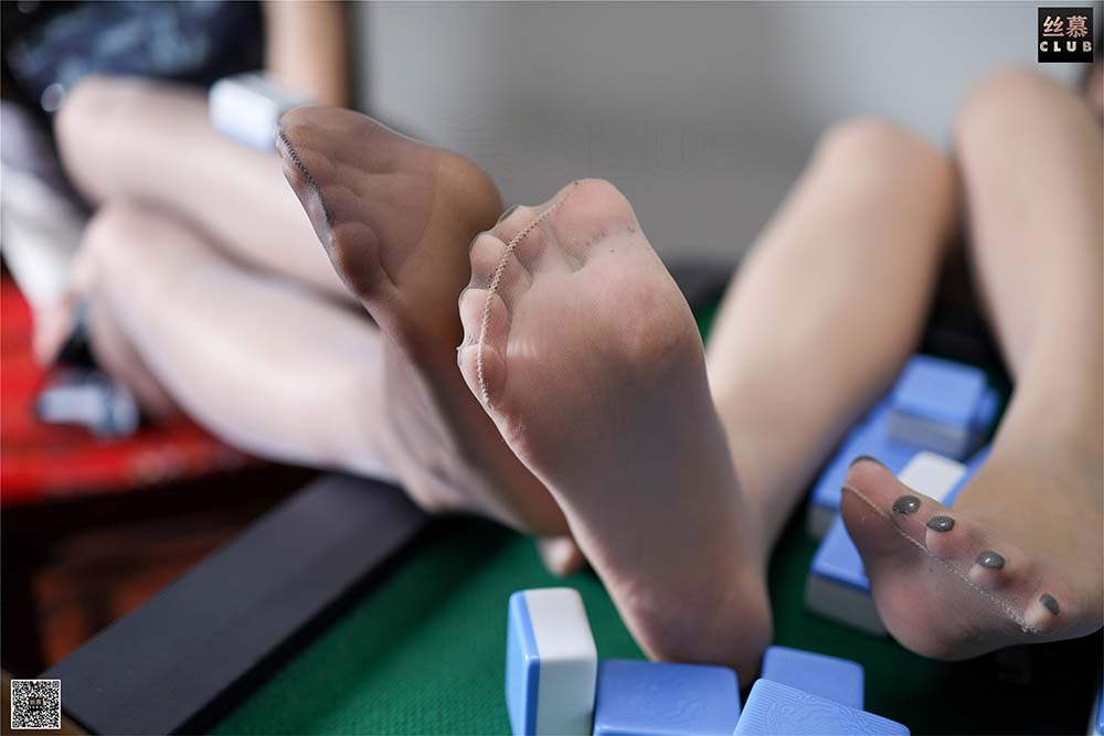 [丝慕GIRL]SM180 天天一元 佳佳&双双《麻将双丝，清一色》