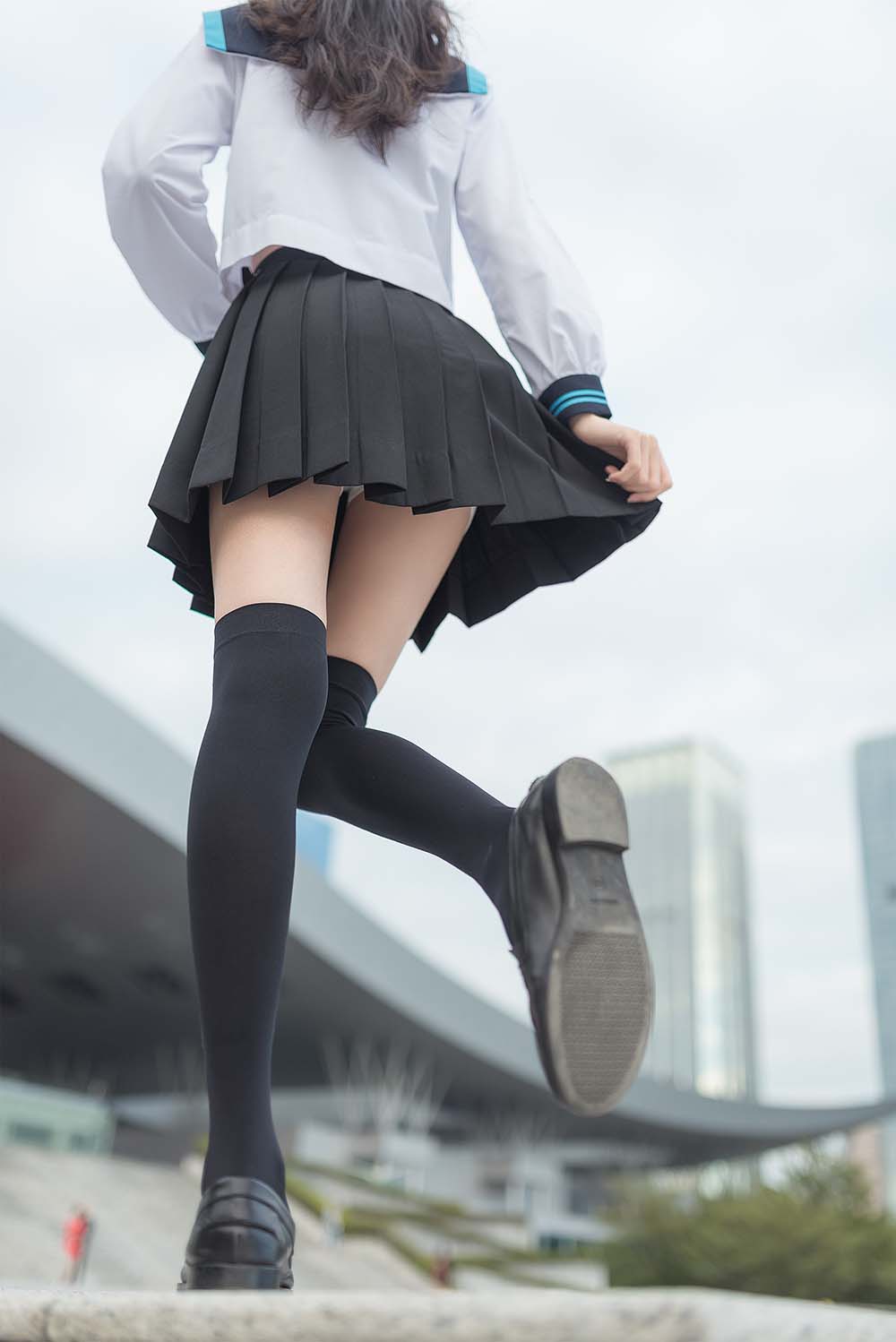 风之领域 NO.003 校服黑丝 预览图 - 2