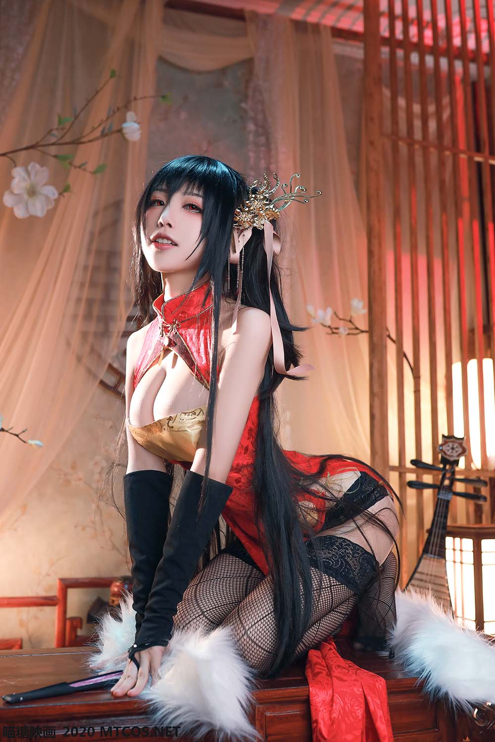 [喵糖映画]HML.004 水淼大凤旗袍