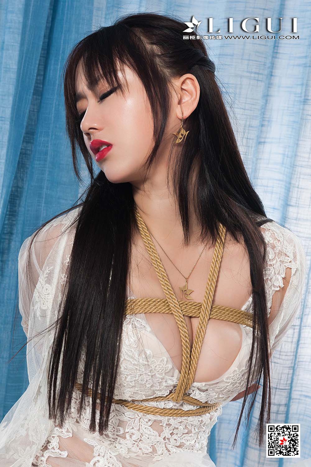 [Ligui丽柜]网络丽人 2019.01.02 Model 然然 预览图 - 2