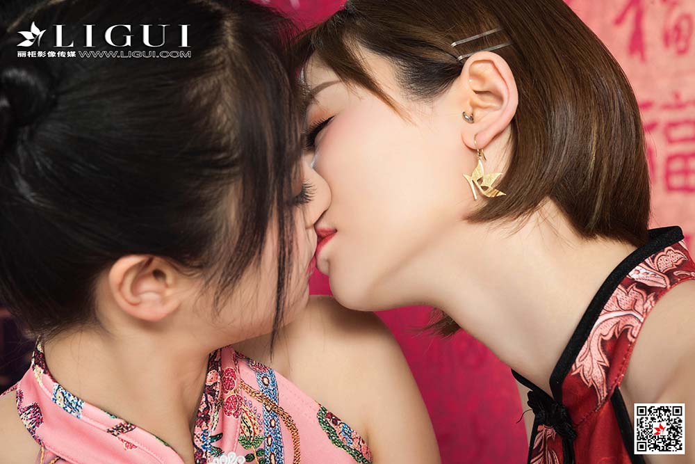 [Ligui丽柜]网络丽人 2020.02.07 Model《双生花》- 团团圆圆 预览图 - 2