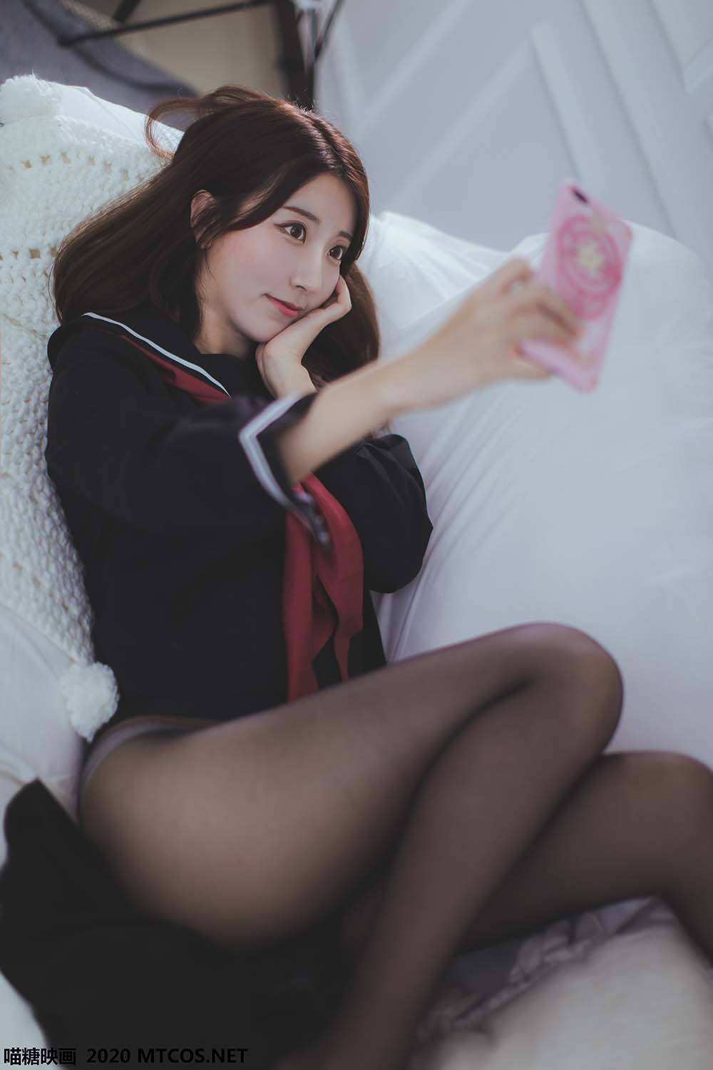 [喵糖映画]JKL.002 黑色JK少女