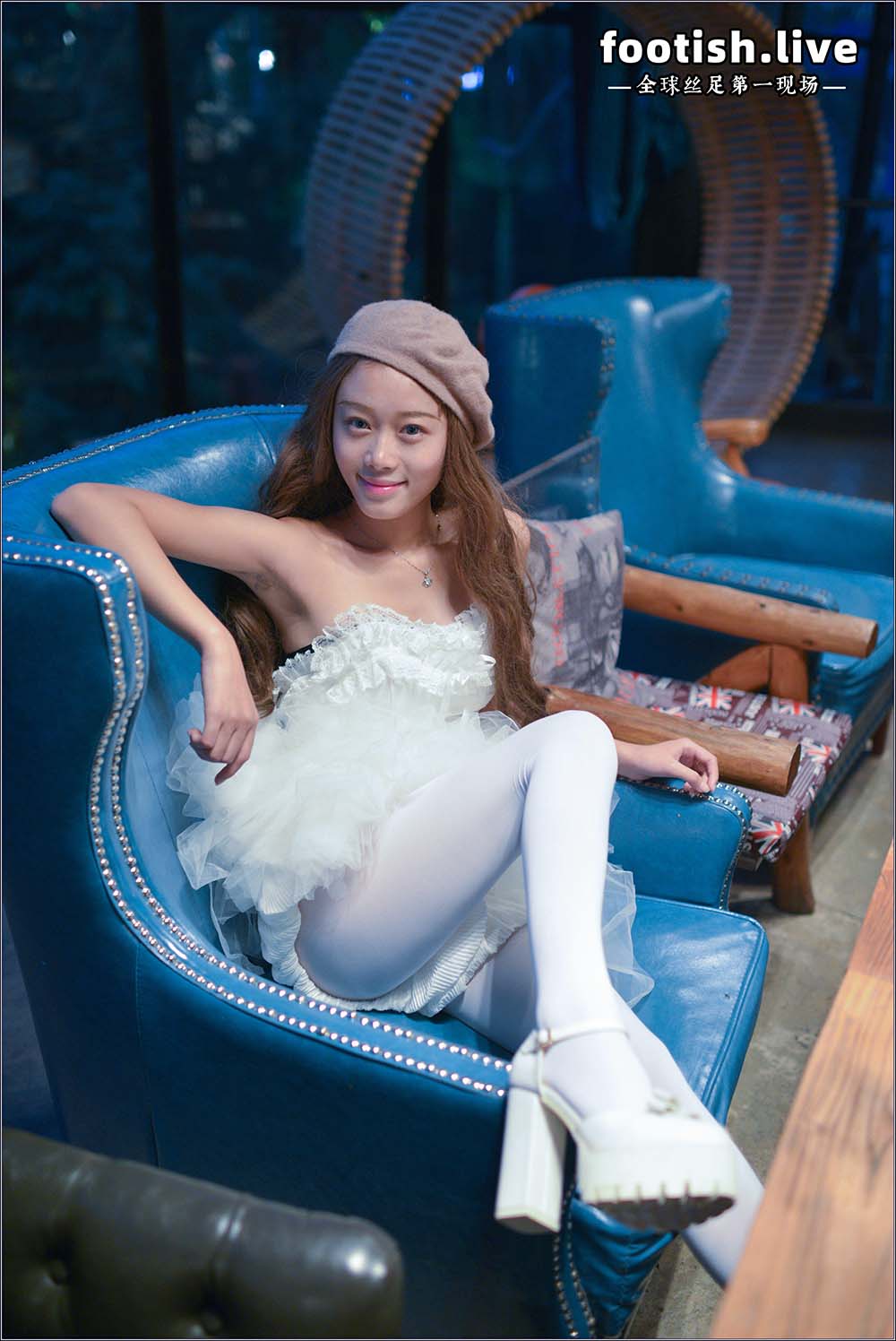 [IESS异思趣向] 普惠集 162 小黑妹婧婧 另类白色趣味（无特写） 预览图 - 2