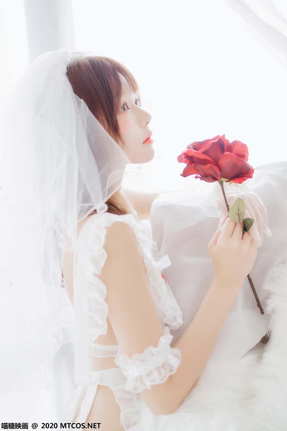 [喵糖映画]VOL.186 纯白轻纱 预览图 - 2