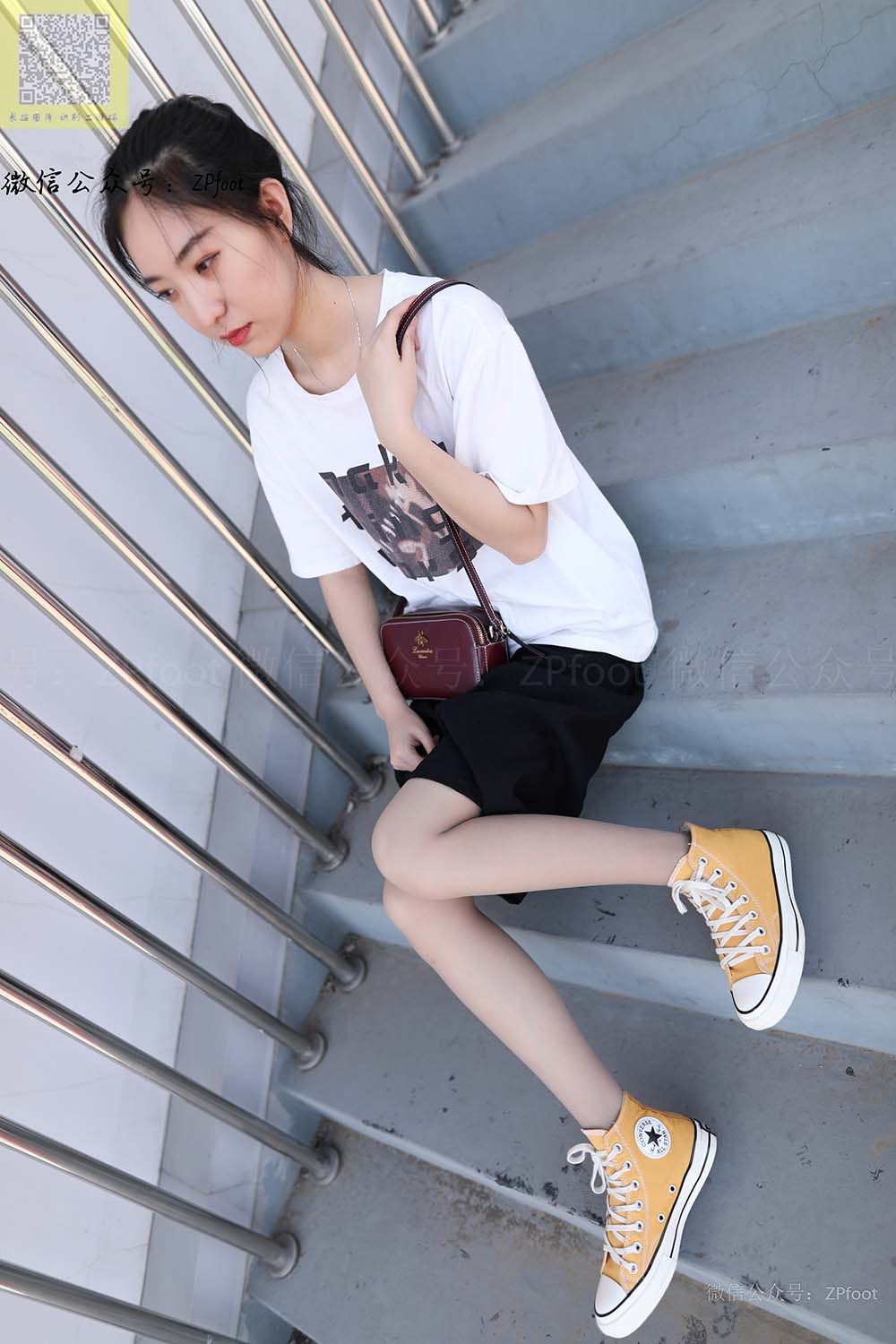 [LSS山茶摄影]NO.129 灰丝棉袜帆布鞋