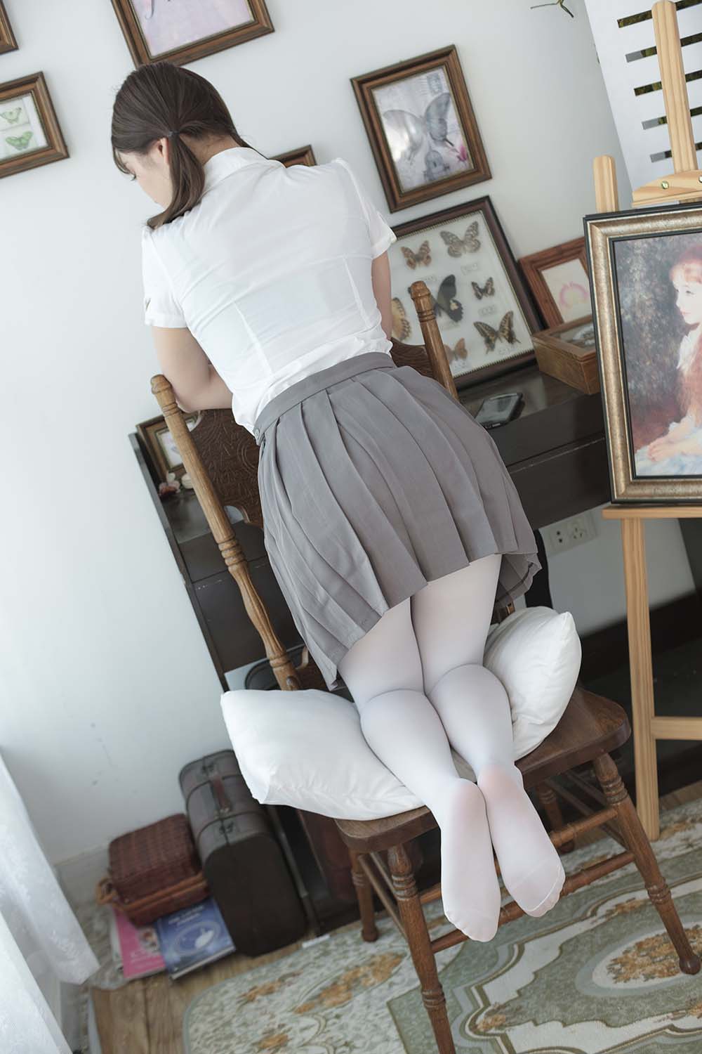 森萝财团写真 BETA-020 白丝美少女 预览图 - 2