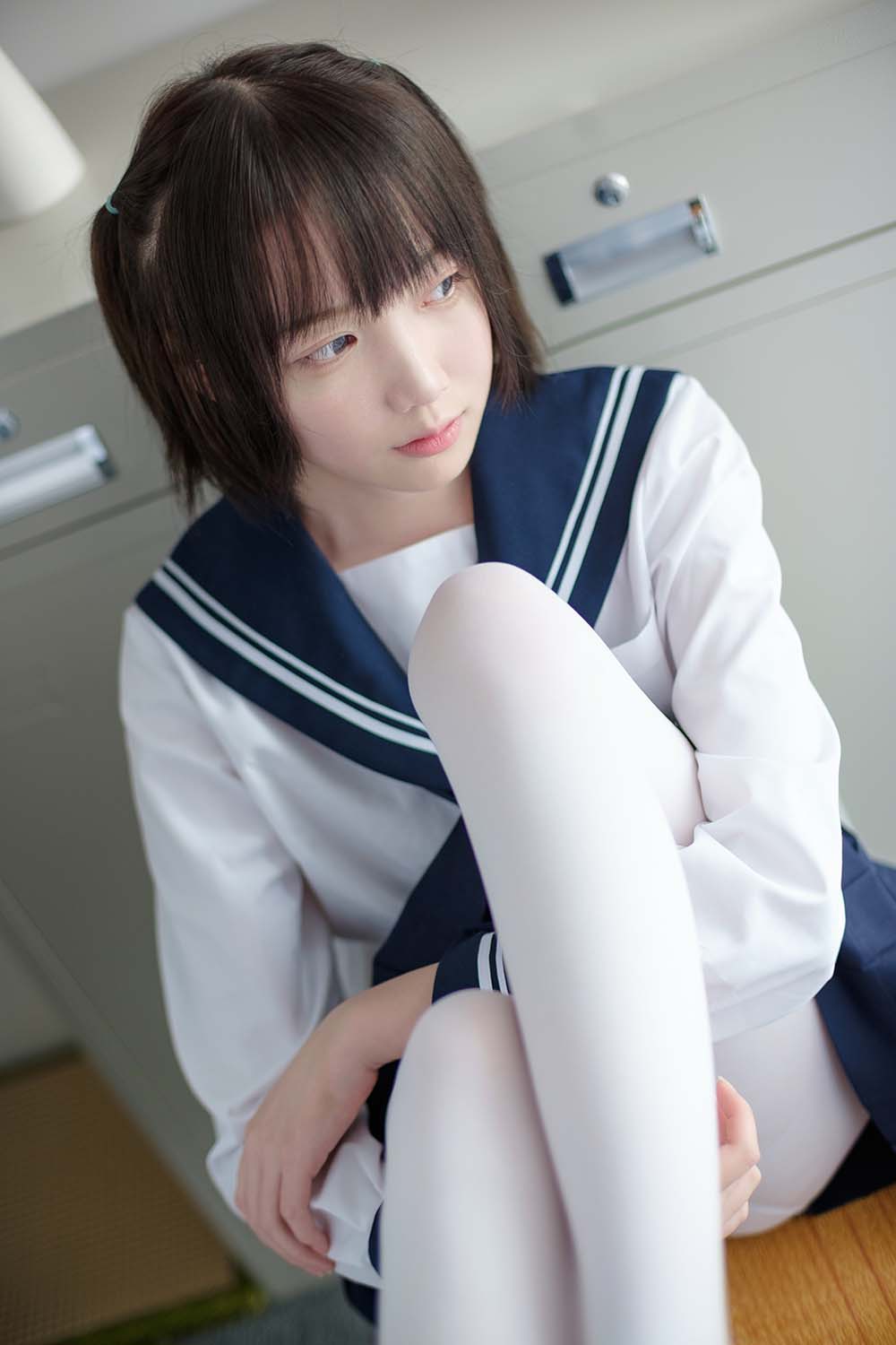 森萝财团写真 SSR-002 白丝水手服 预览图 - 2