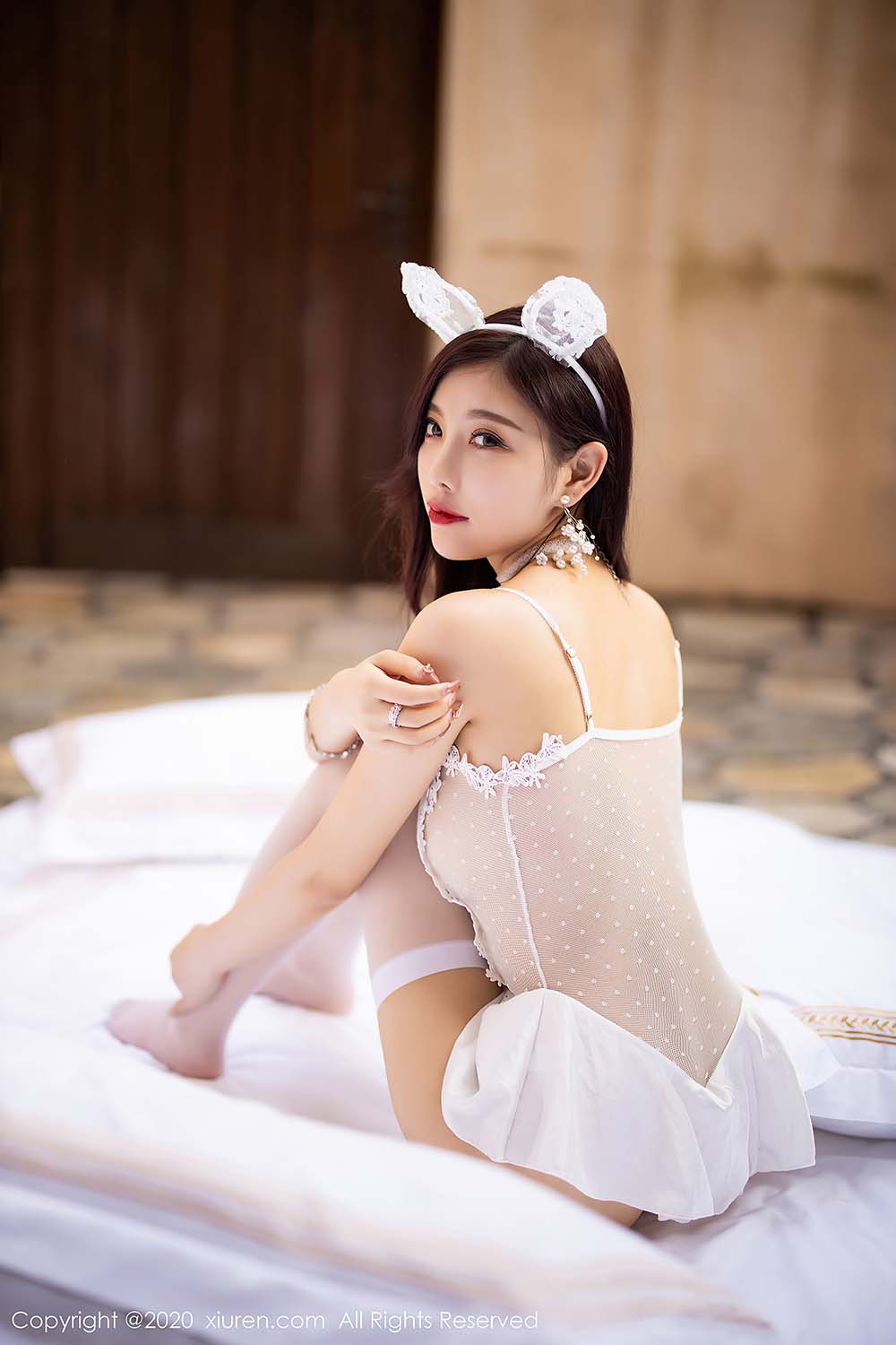 [Xiuren秀人网]XR20200707N02301 2020.07.07 NO.2301 杨晨晨 透视蕾丝 预览图 - 4