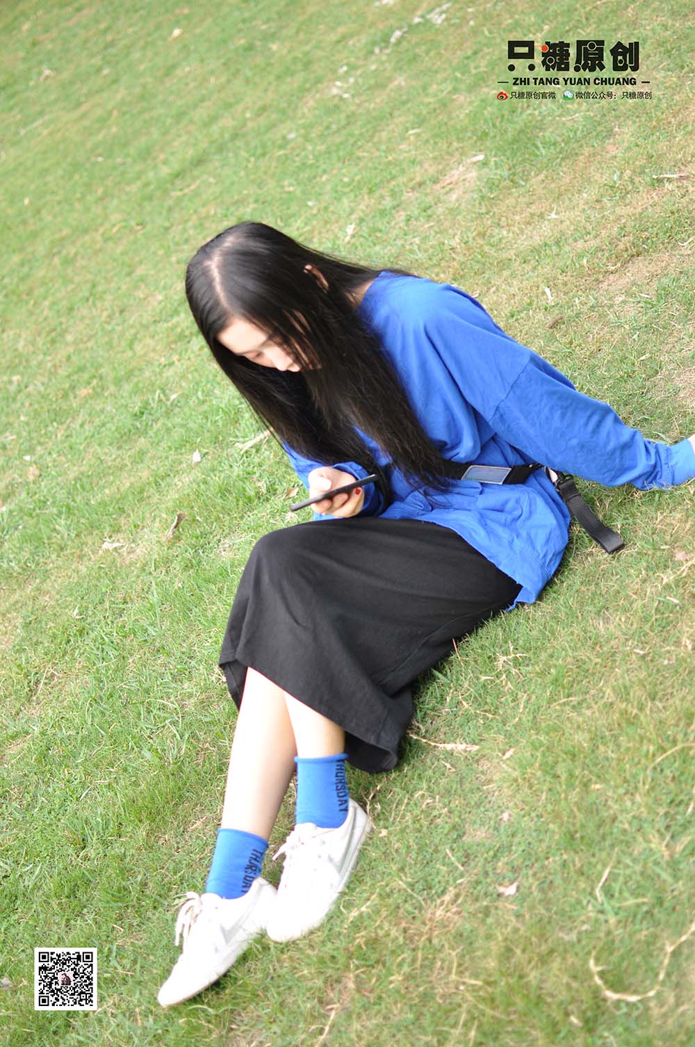 [只糖棉袜]NO.009 梦研－这样的蓝让人心醉！