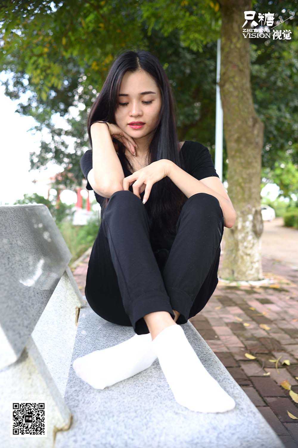 [只糖棉袜]NO.017 帆布鞋搭配白棉袜 预览图 - 2