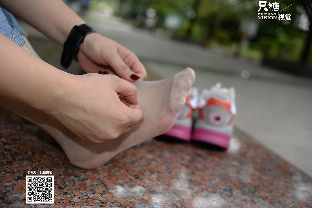 [只糖棉袜]NO.019 秋日里的跑鞋牛仔裤