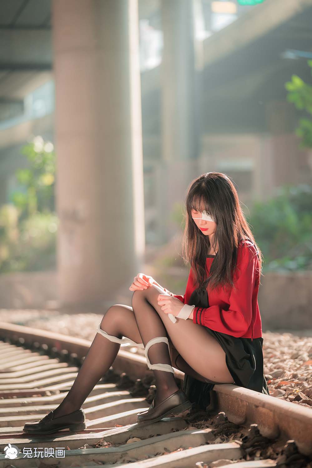 [兔玩映画]B80.004 奔跑的红色JK