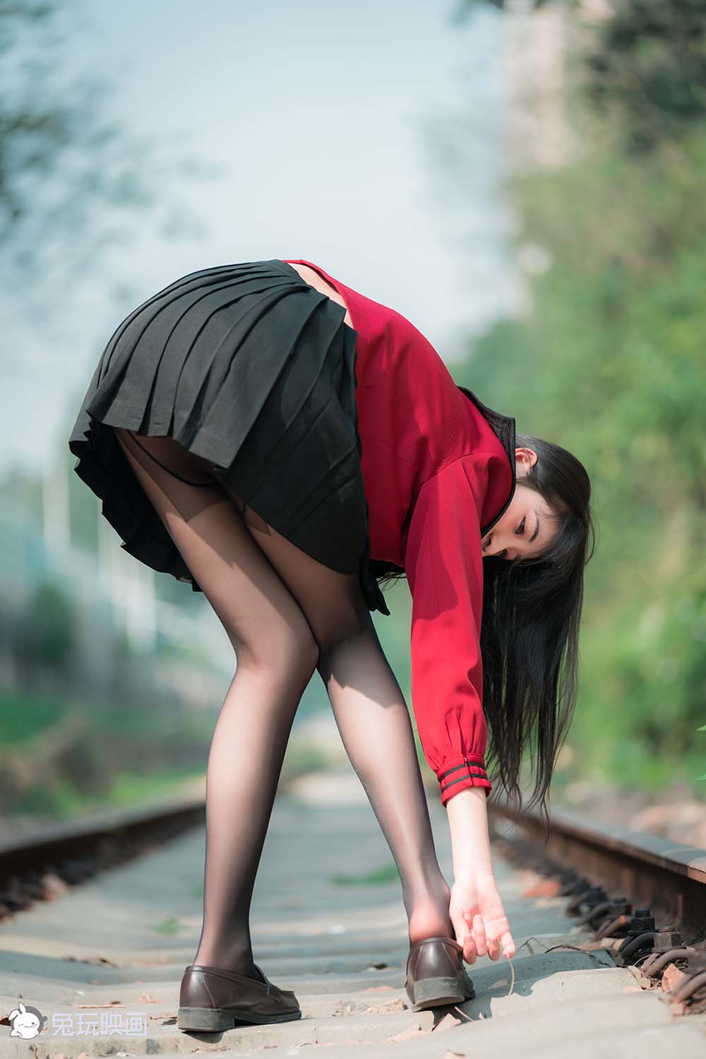 [兔玩映画]B80.004 奔跑的红色JK 预览图 - 2