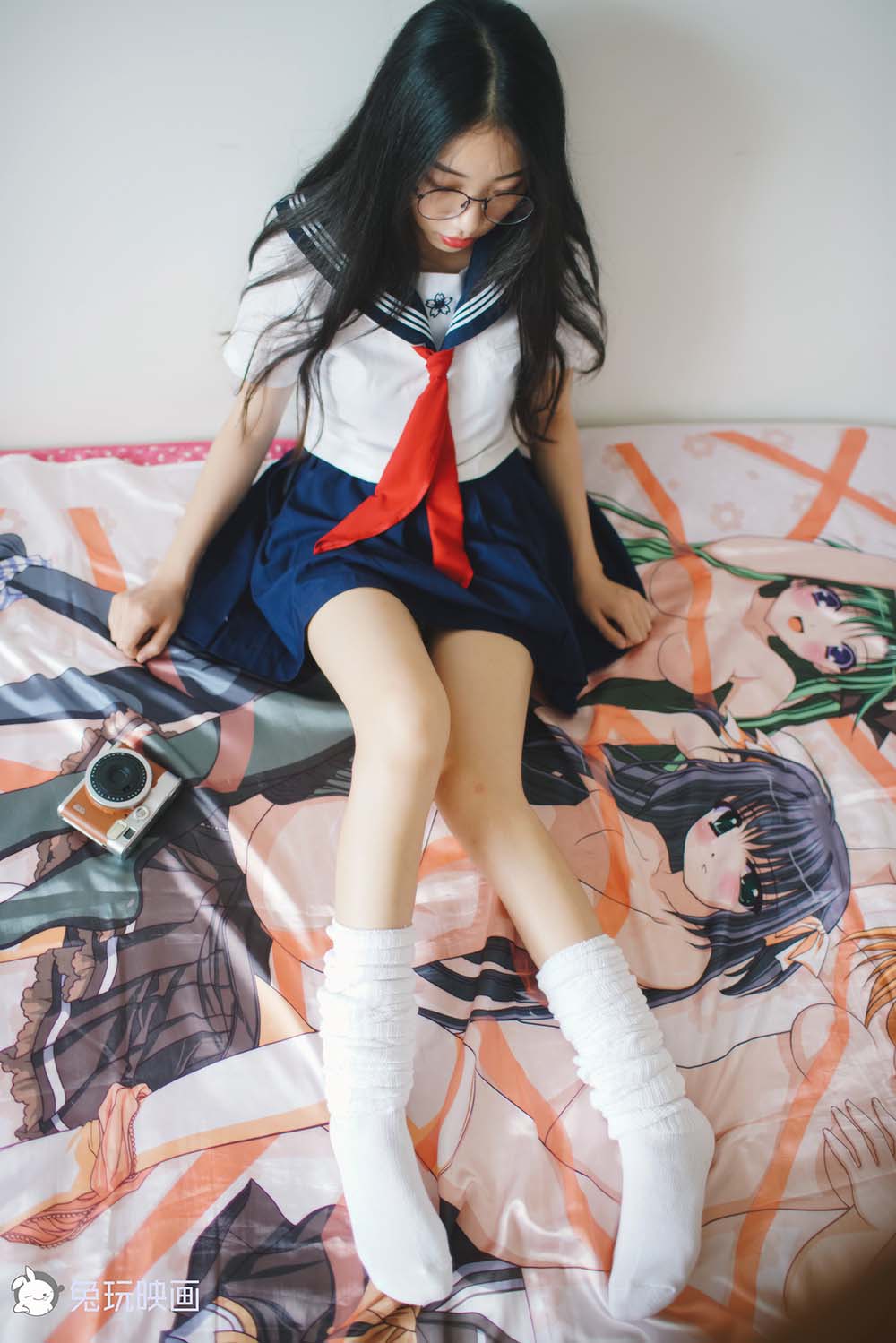 [兔玩映画]B80.008 制服泡泡袜