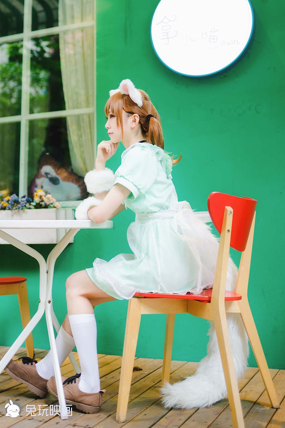 [兔玩映画]B92.001 白喵喵喵