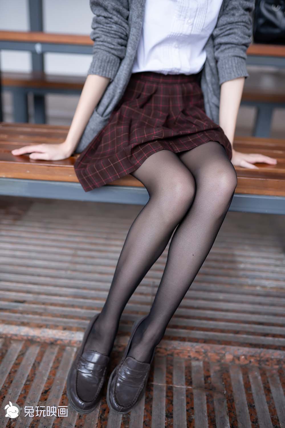 [兔玩映画]B94.001 黑丝和JK