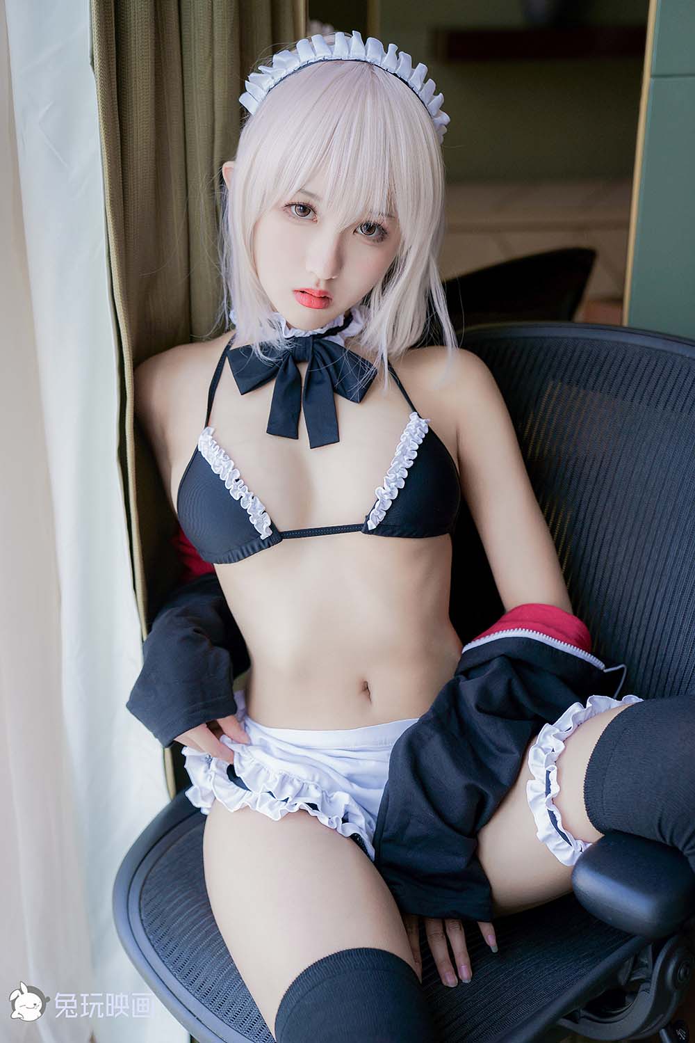 [兔玩映画]B95.004 狂三和saber女仆 预览图 - 2