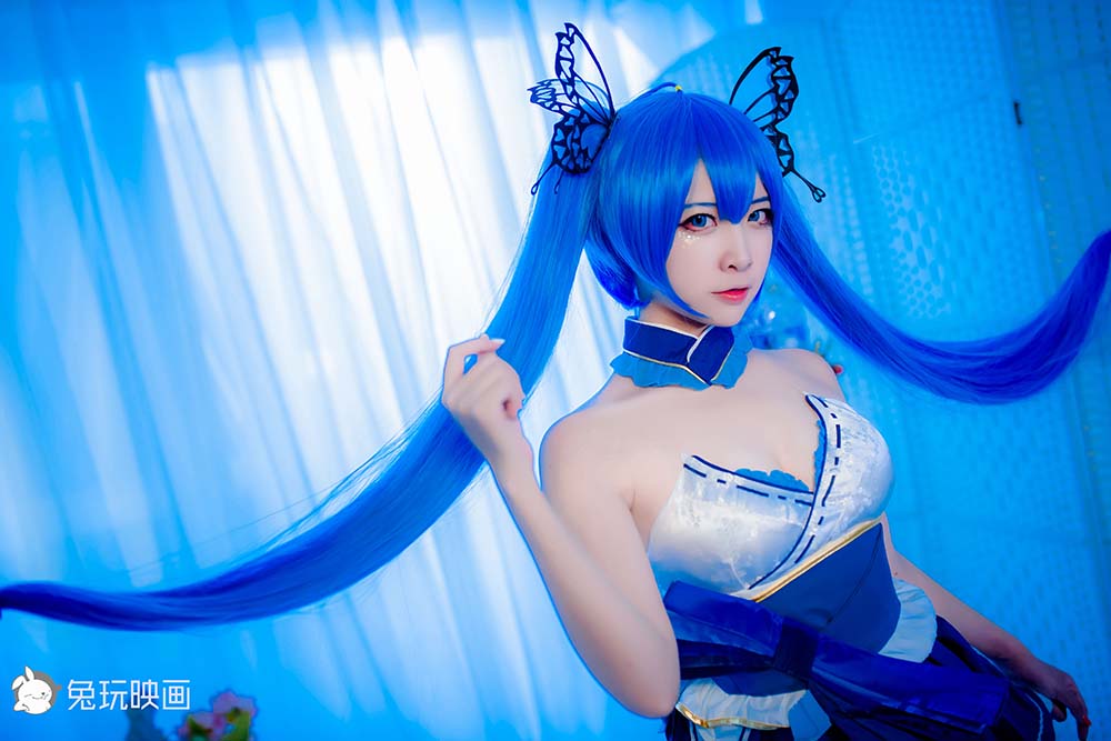 [兔玩映画]B99.001 白婚纱与初音未来 预览图 - 2