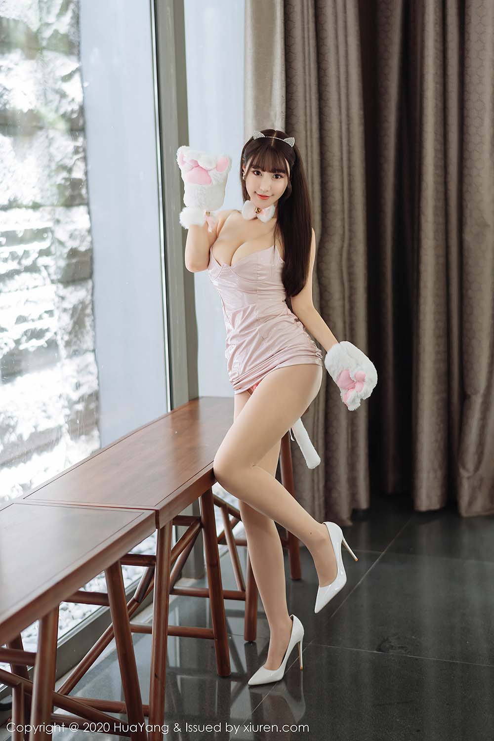 [HuaYang花漾show]HYG20200708VOL0251 2020.07.08 VOL.251 Flower朱可儿 童颜巨乳 预览图 - 5