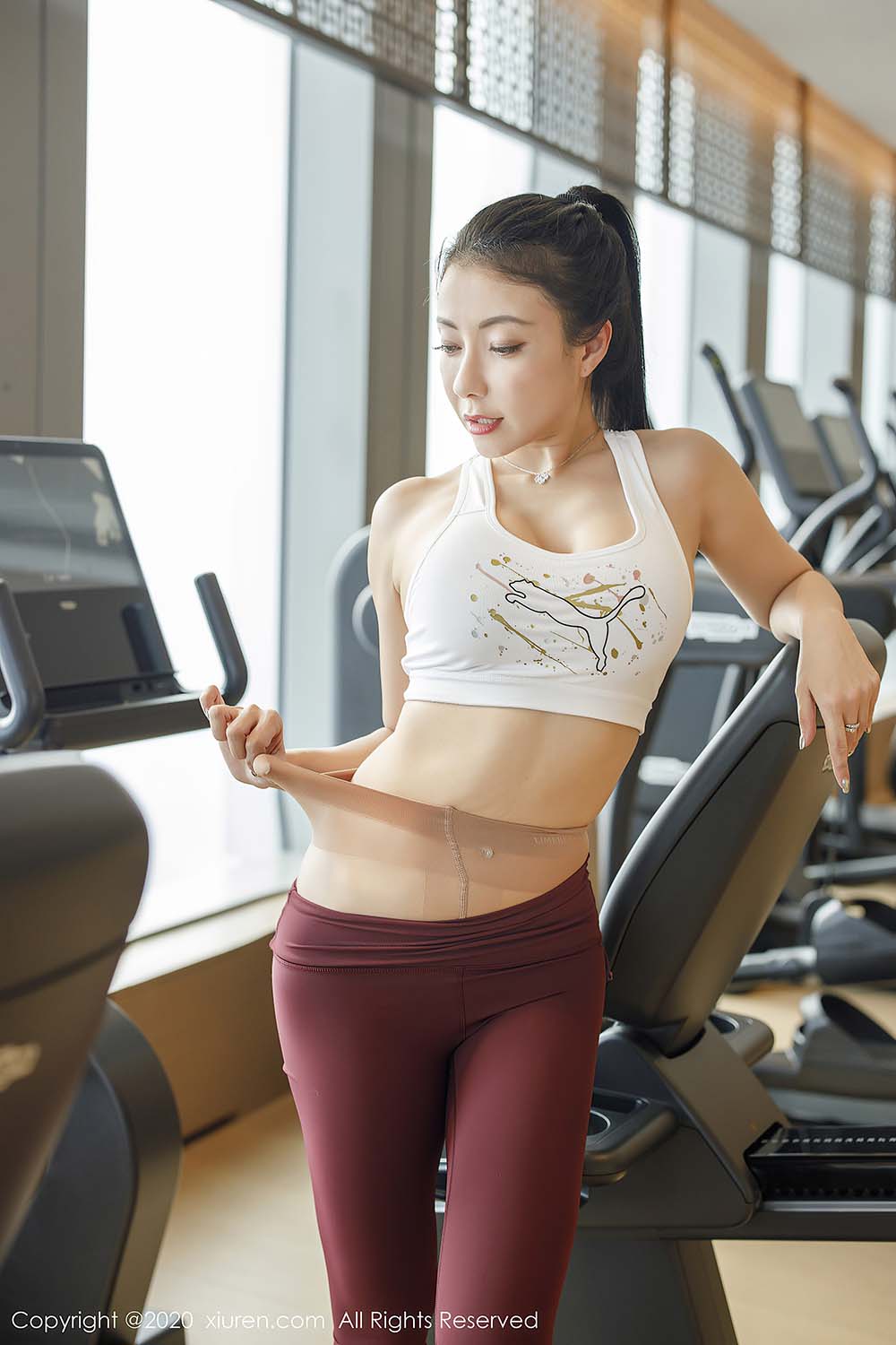 [Xiuren秀人网]XR20200715N02332 2020.07.15 NO.2332 果儿Victoria 健身辣妹 预览图 - 5