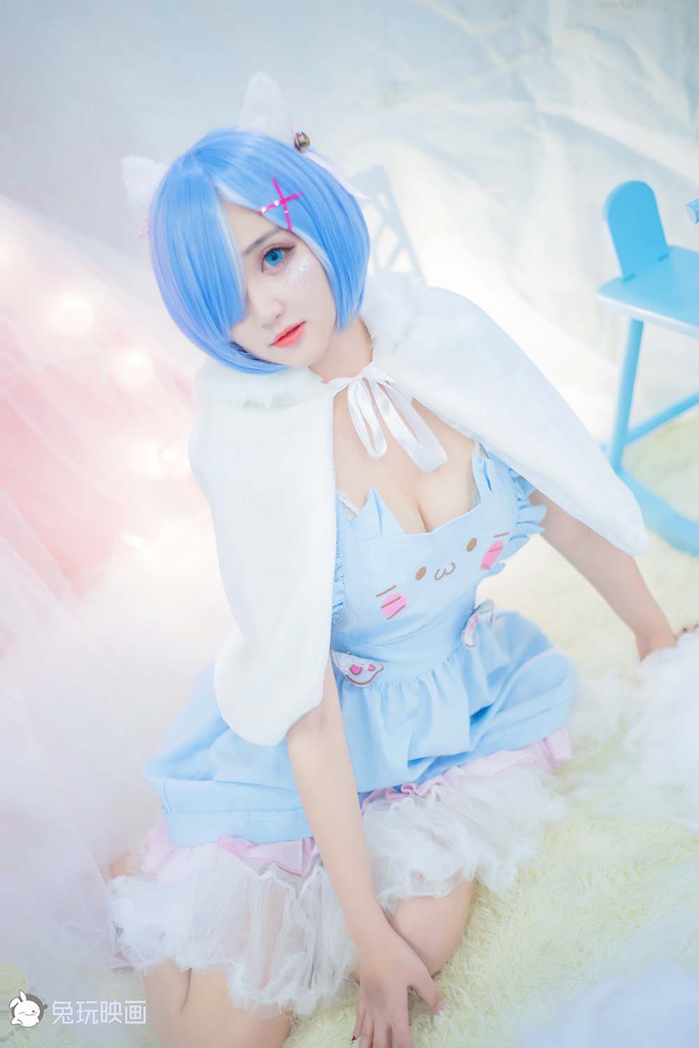 [兔玩映画]C08.004 雷姆居家和兔女郎