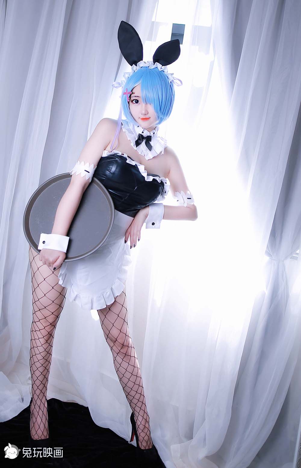 [兔玩映画]C08.004 雷姆居家和兔女郎 预览图 - 2