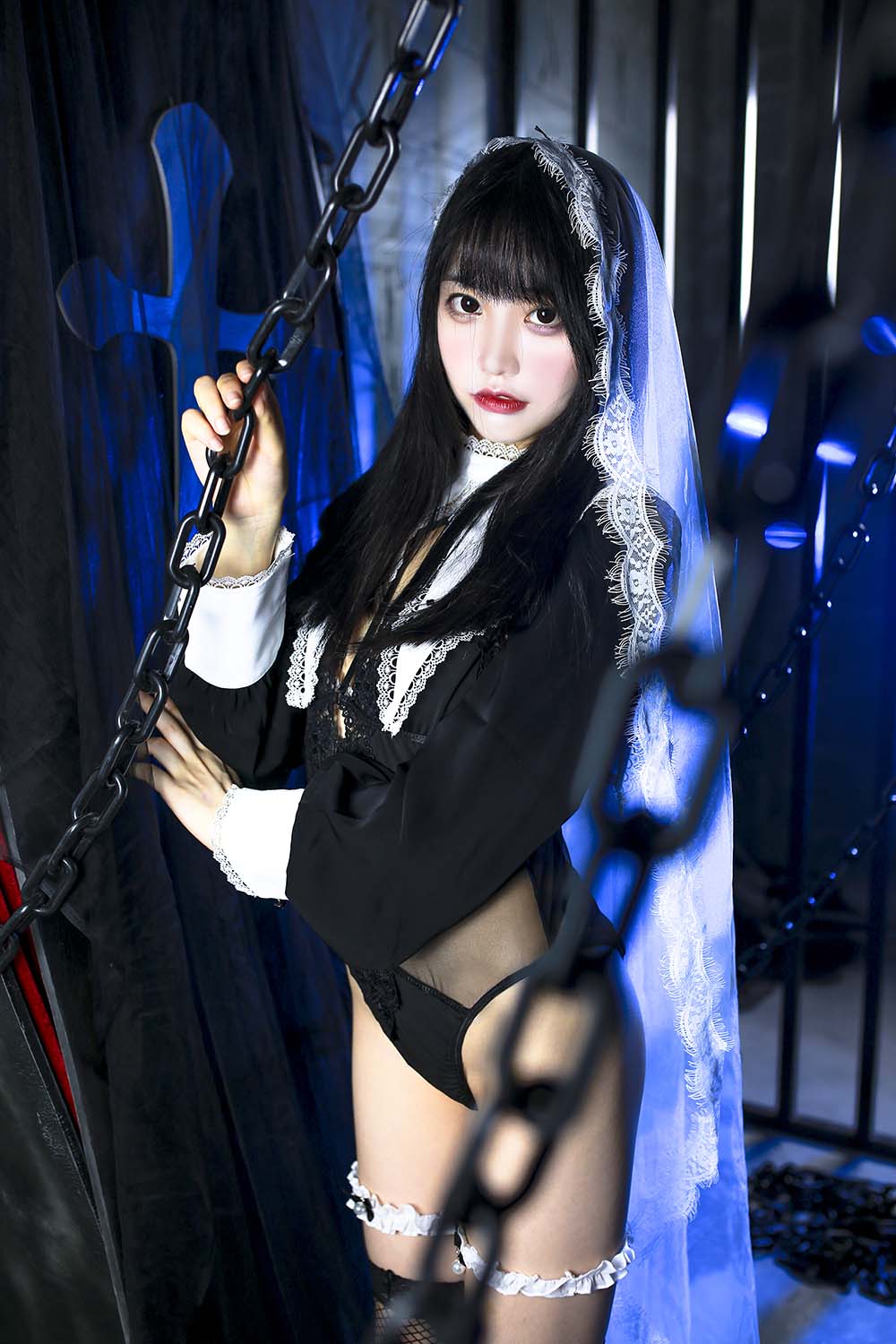 [兔玩映画]C15.005 黑修女与白丝JK 预览图 - 2